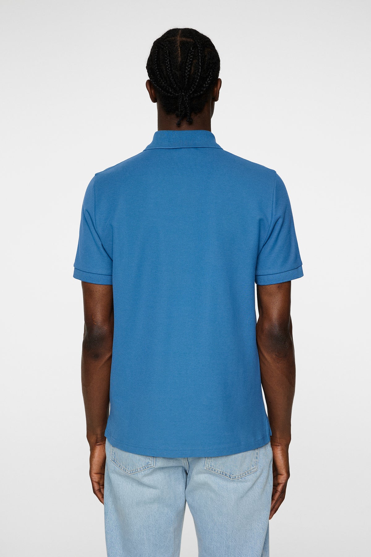 Rudy slim Polo Pique in Dark Blue by J.Lindeberg