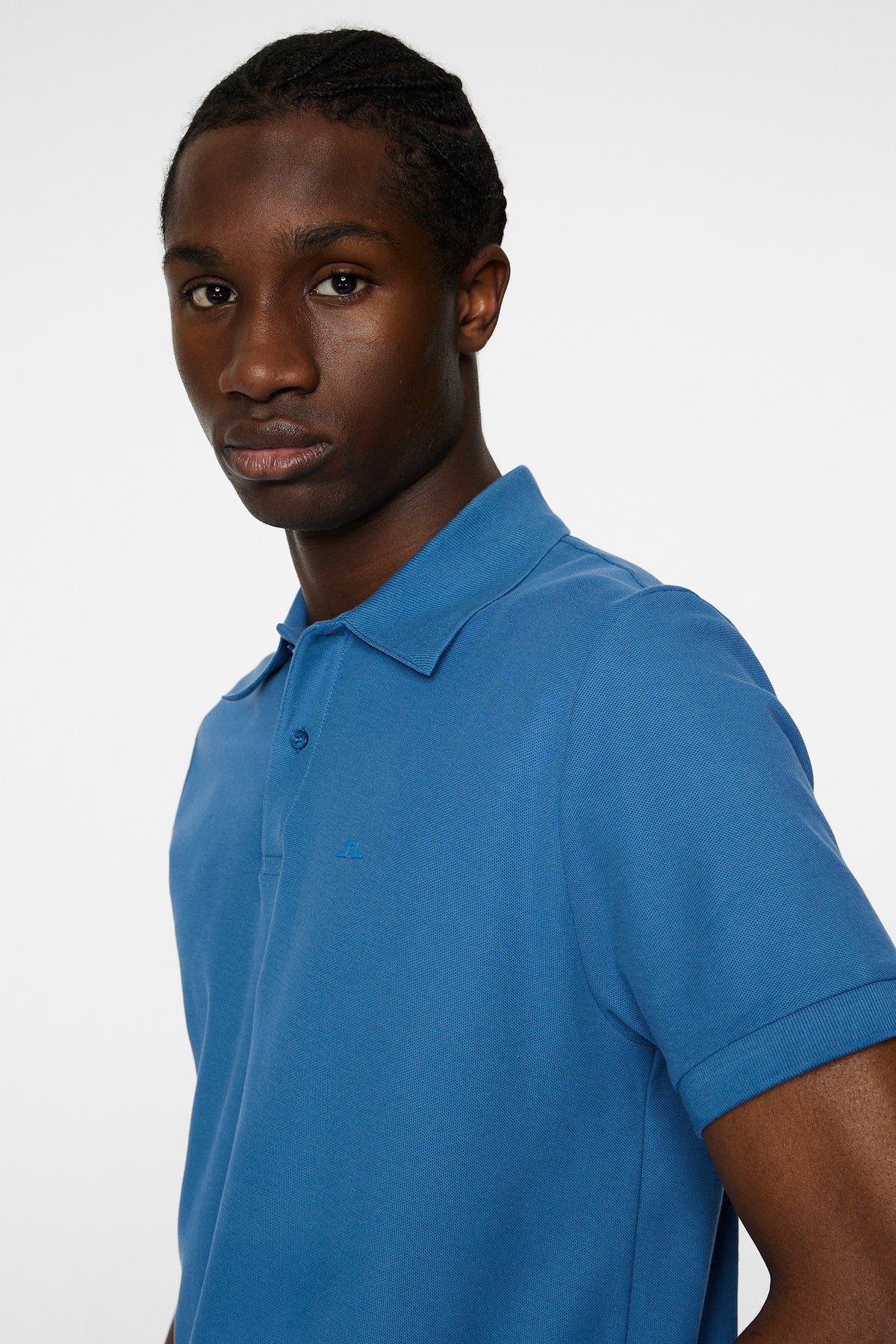 Rudy slim Polo Pique in Dark Blue by J.Lindeberg