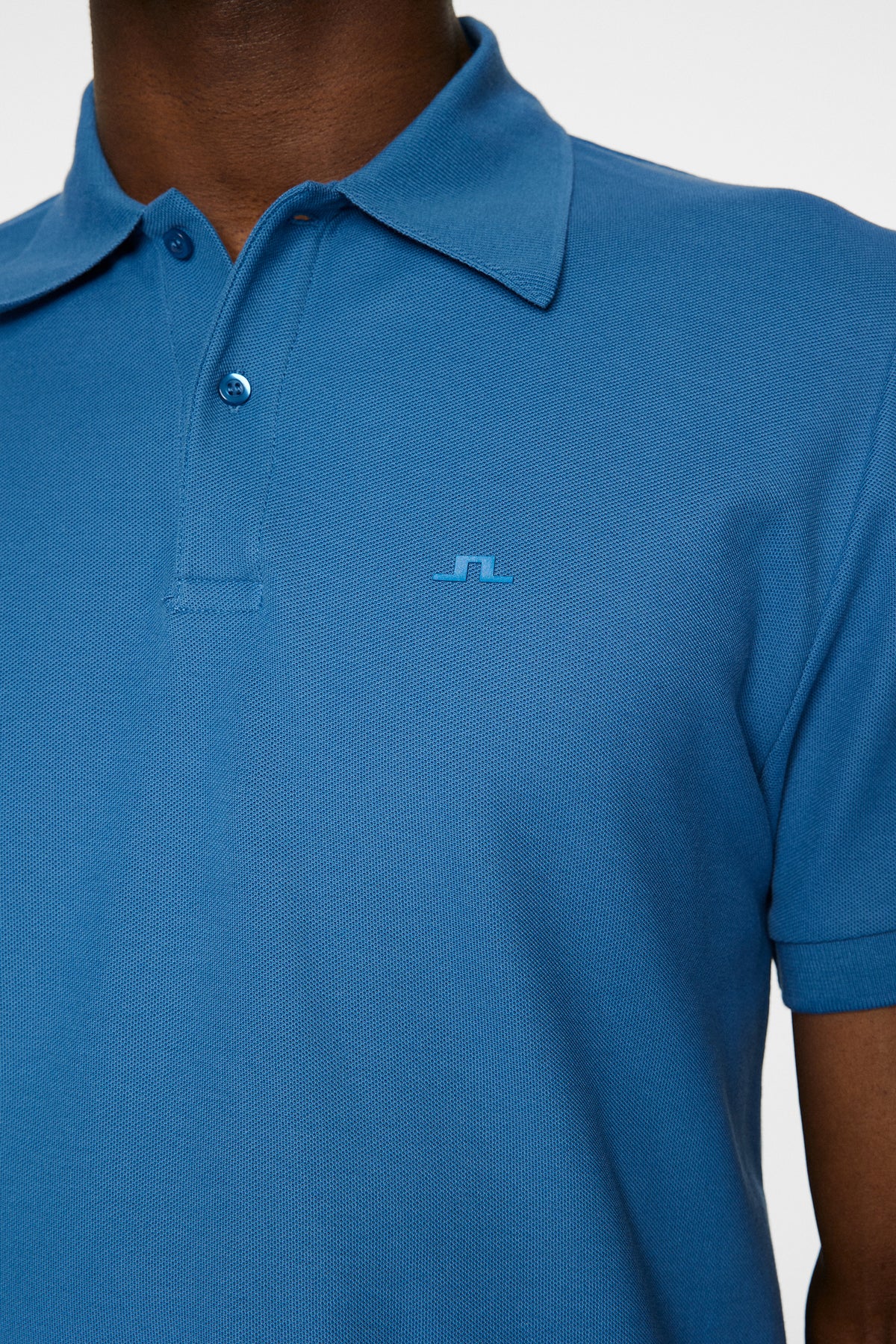 Rudy slim Polo Pique in Dark Blue by J.Lindeberg