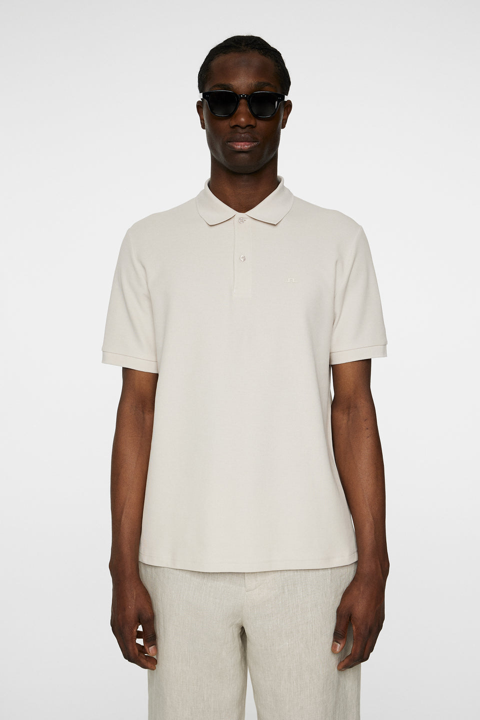 Rudy slim Polo Pique / Moonbeam