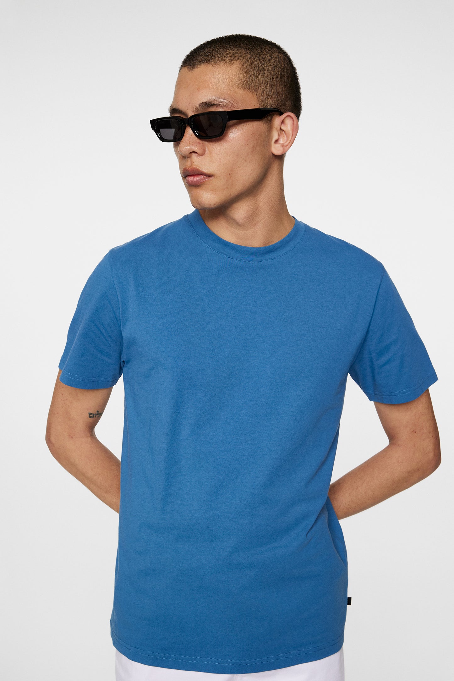 Sid Basic T-Shirt in Dark Blue by J.Lindeberg