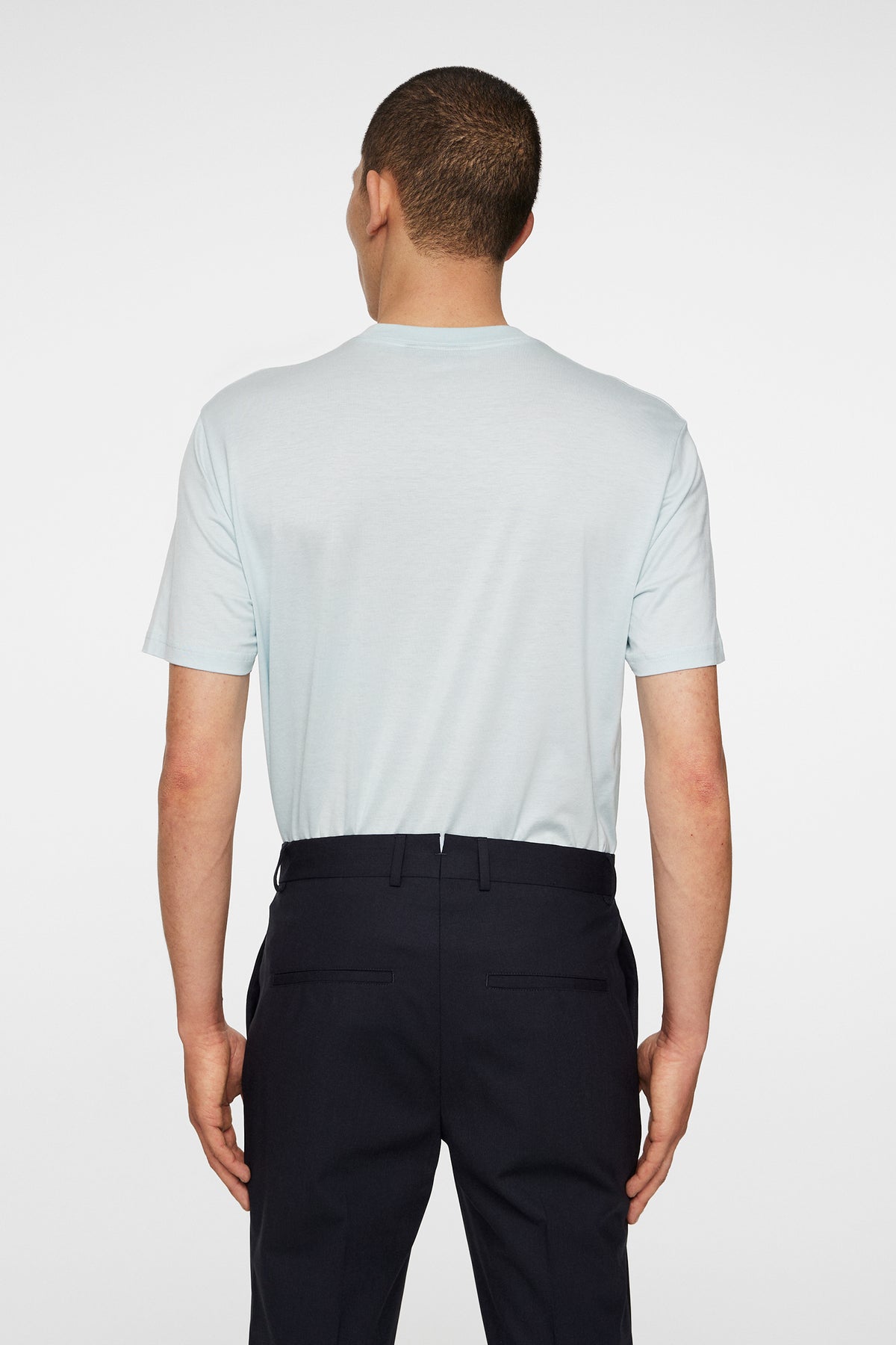 Hale Light Lyocell T-shirt in Winter Sky by J.Lindeberg