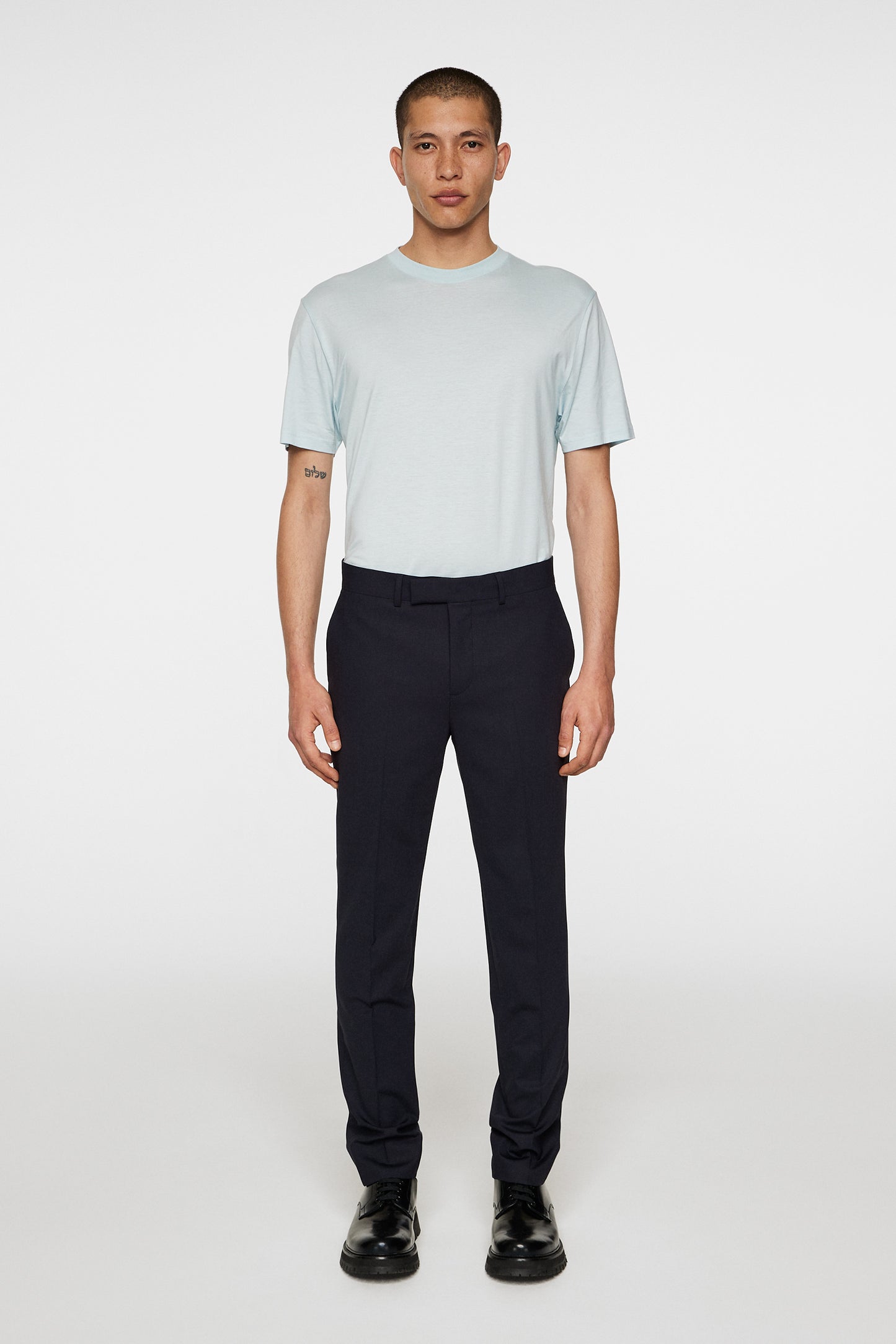 Hale Light Lyocell T-shirt in Winter Sky by J.Lindeberg