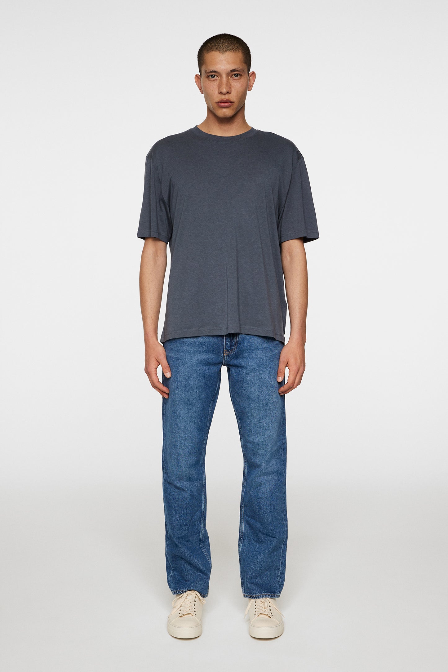 Hale Light Lyocell T-shirt in Ombre Blue by J.Lindeberg