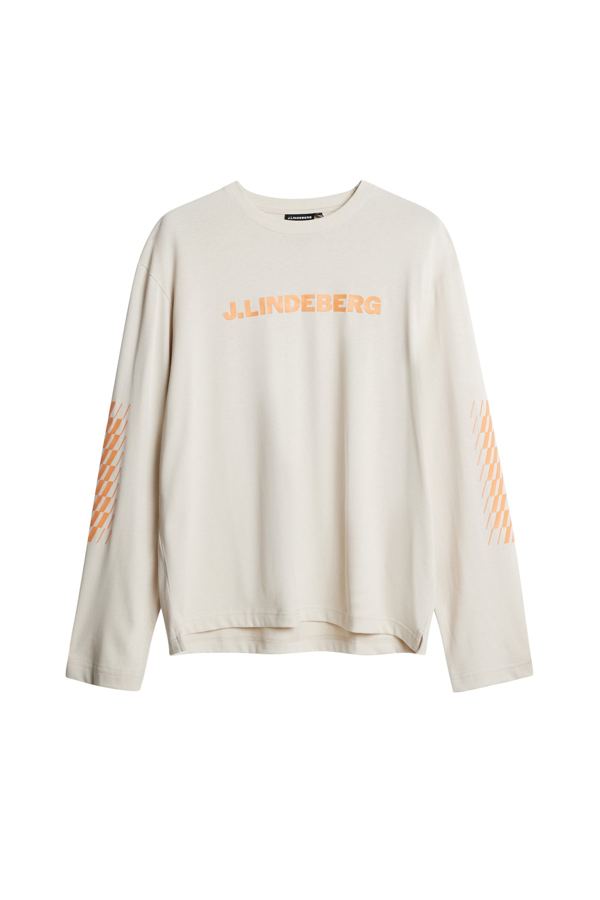 Walsh LS Print T-shirt in Moonbeam by J.Lindeberg