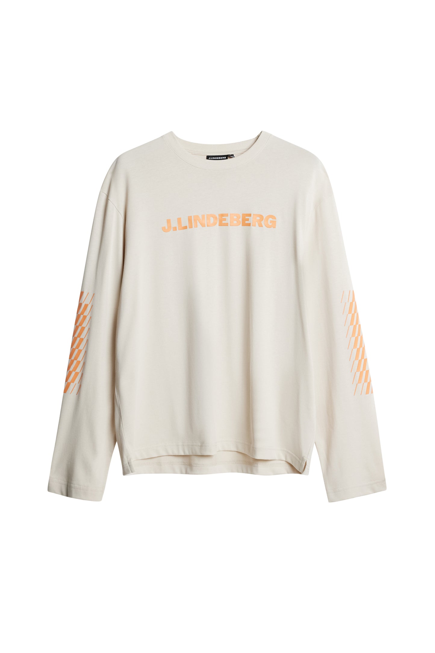 Walsh LS Print T-shirt in Moonbeam by J.Lindeberg