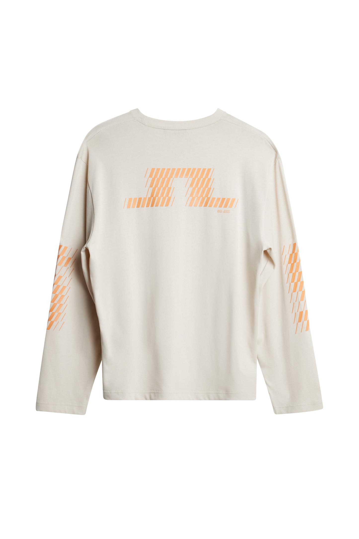 Walsh LS Print T-shirt in Moonbeam by J.Lindeberg