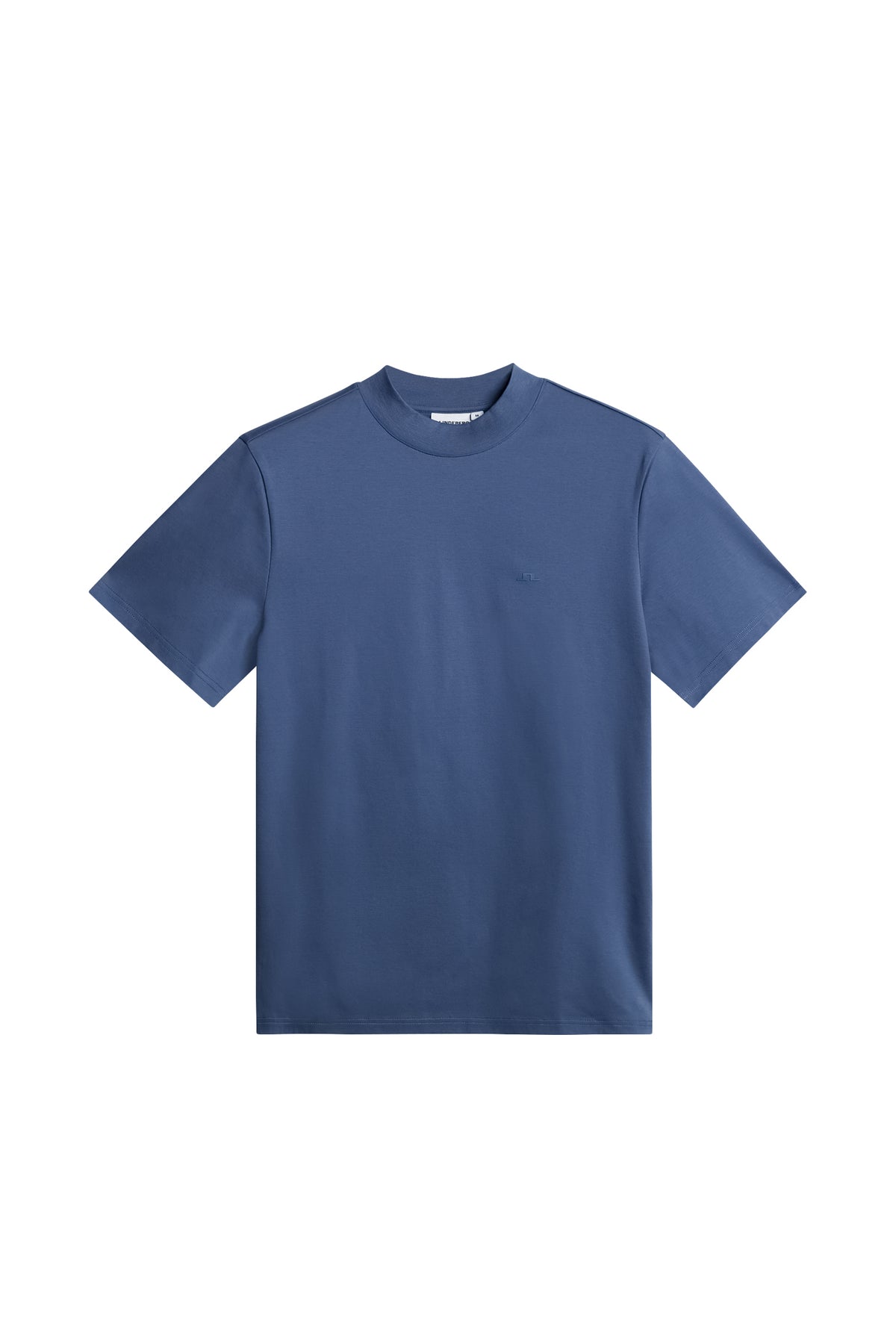 Ace Mock Neck T-Shirt in Vintage Indigo by J.Lindeberg