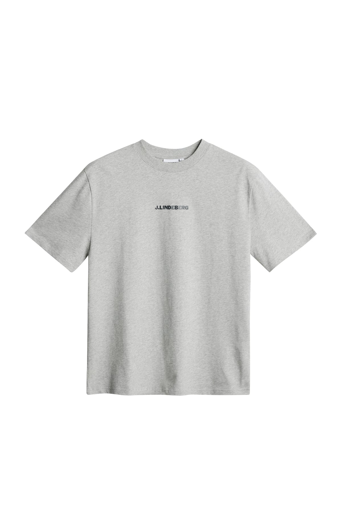 Hale Heavy Logo T-shirt in Light Grey Melange by J.Lindeberg