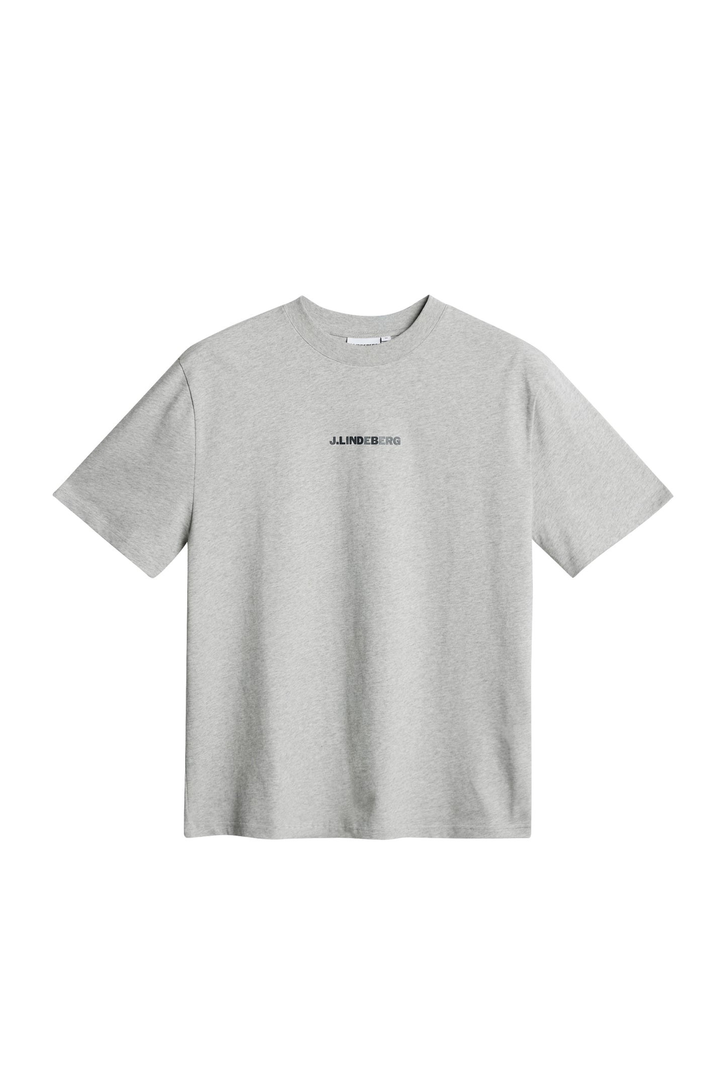 Hale Heavy Logo T-shirt in Light Grey Melange by J.Lindeberg