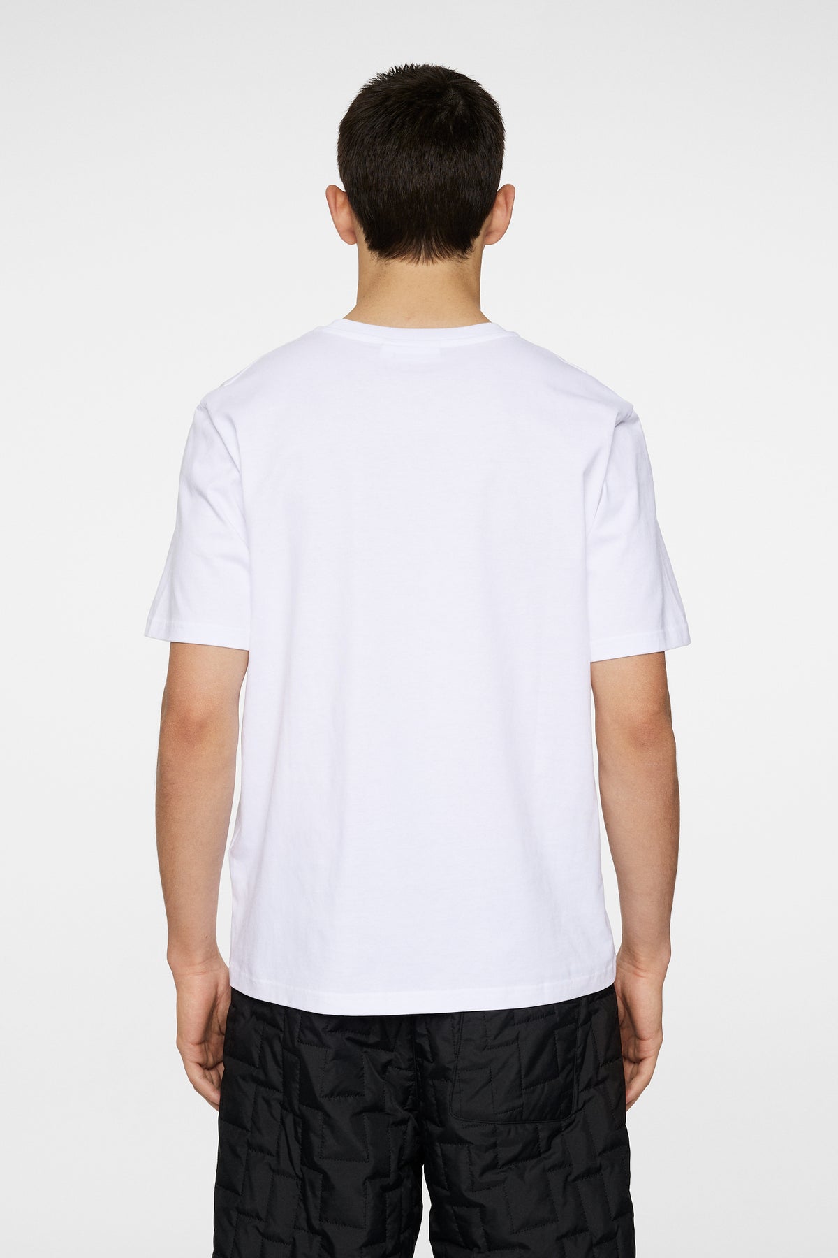 Parcie Logo Tee in White by J.Lindeberg