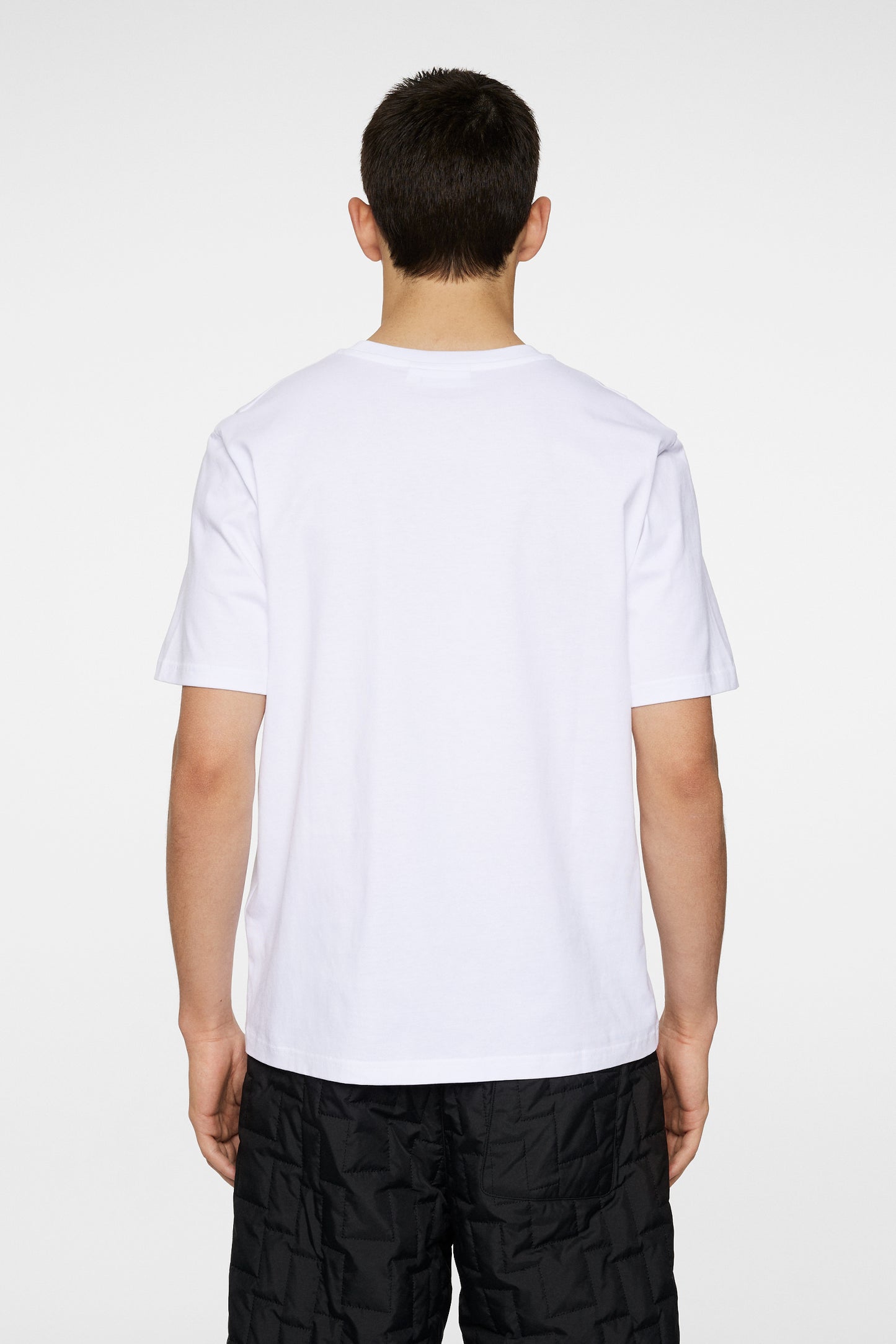 Parcie Logo Tee in White by J.Lindeberg