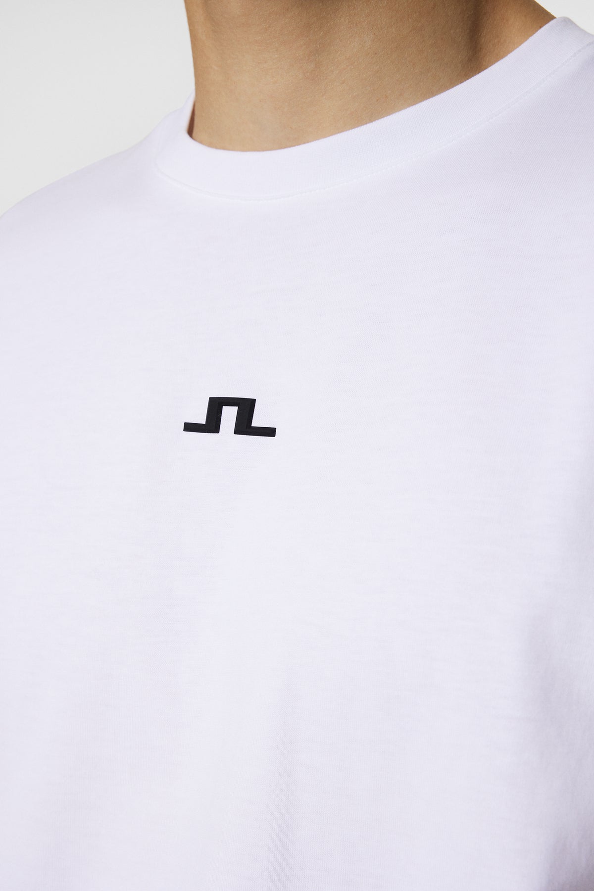 Parcie Logo Tee in White by J.Lindeberg