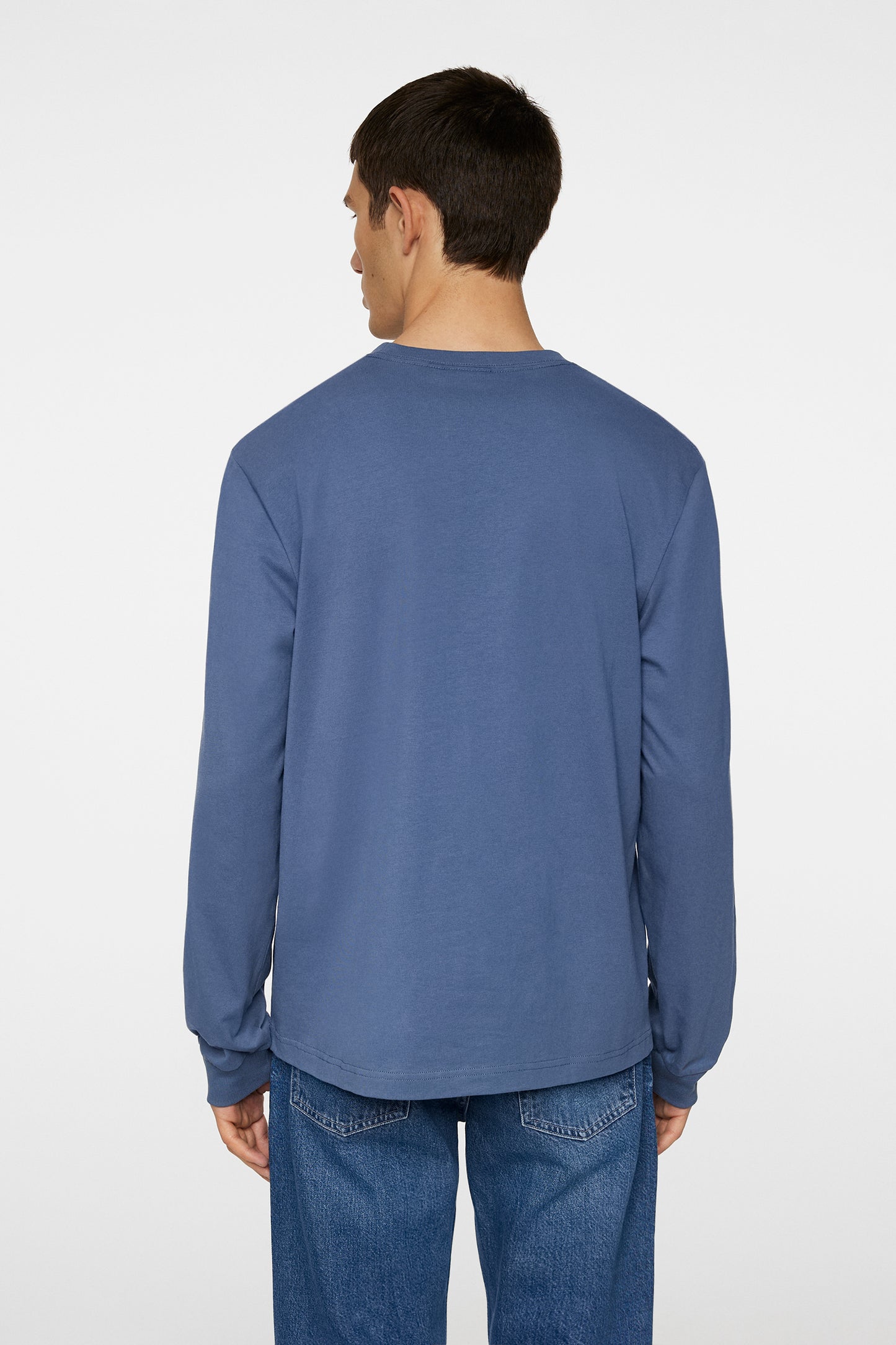 Parcie Longsleeve Tee in Vintage Indigo by J.Lindeberg