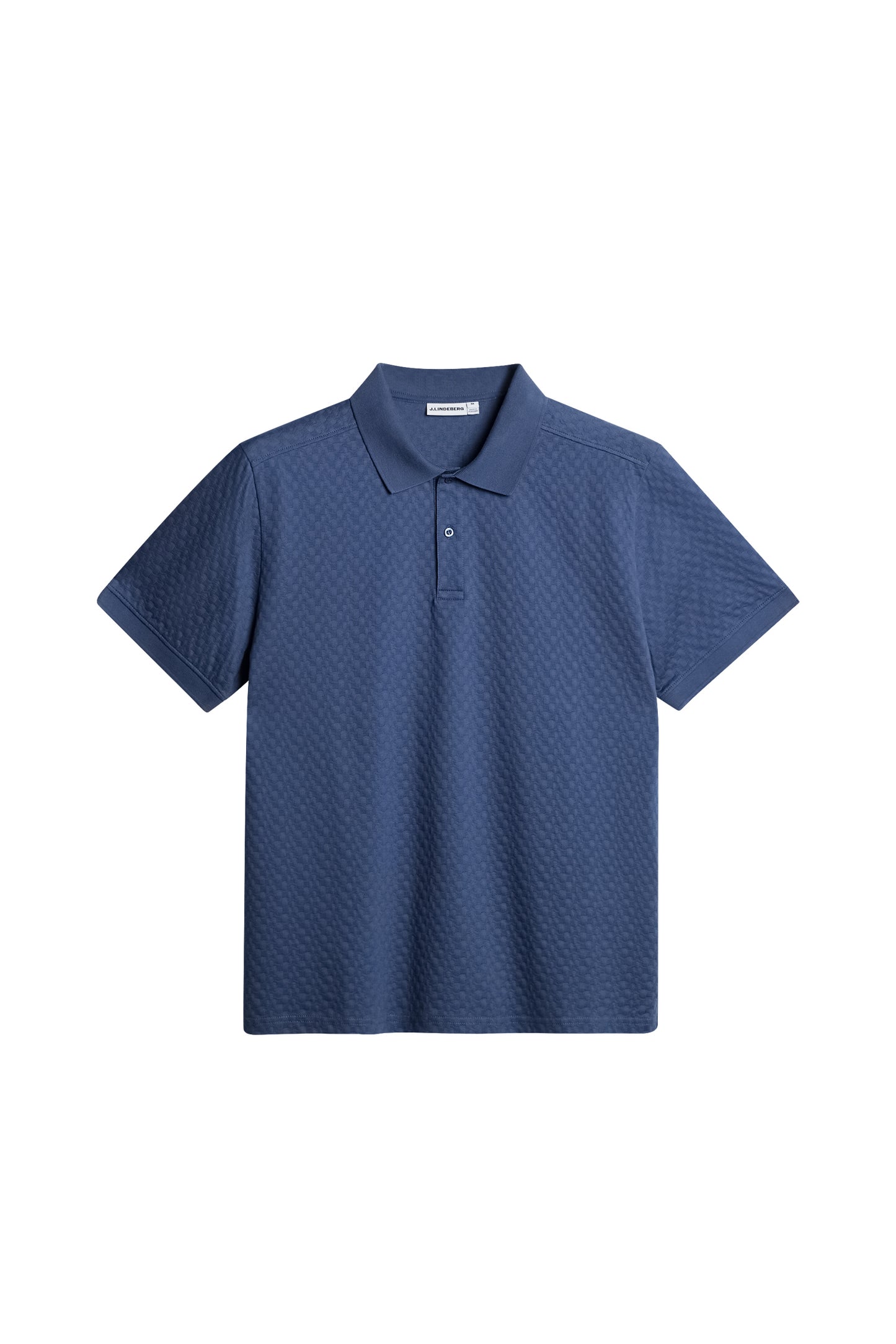 Devon Jacquard Polo in Vintage Indigo by J.Lindeberg