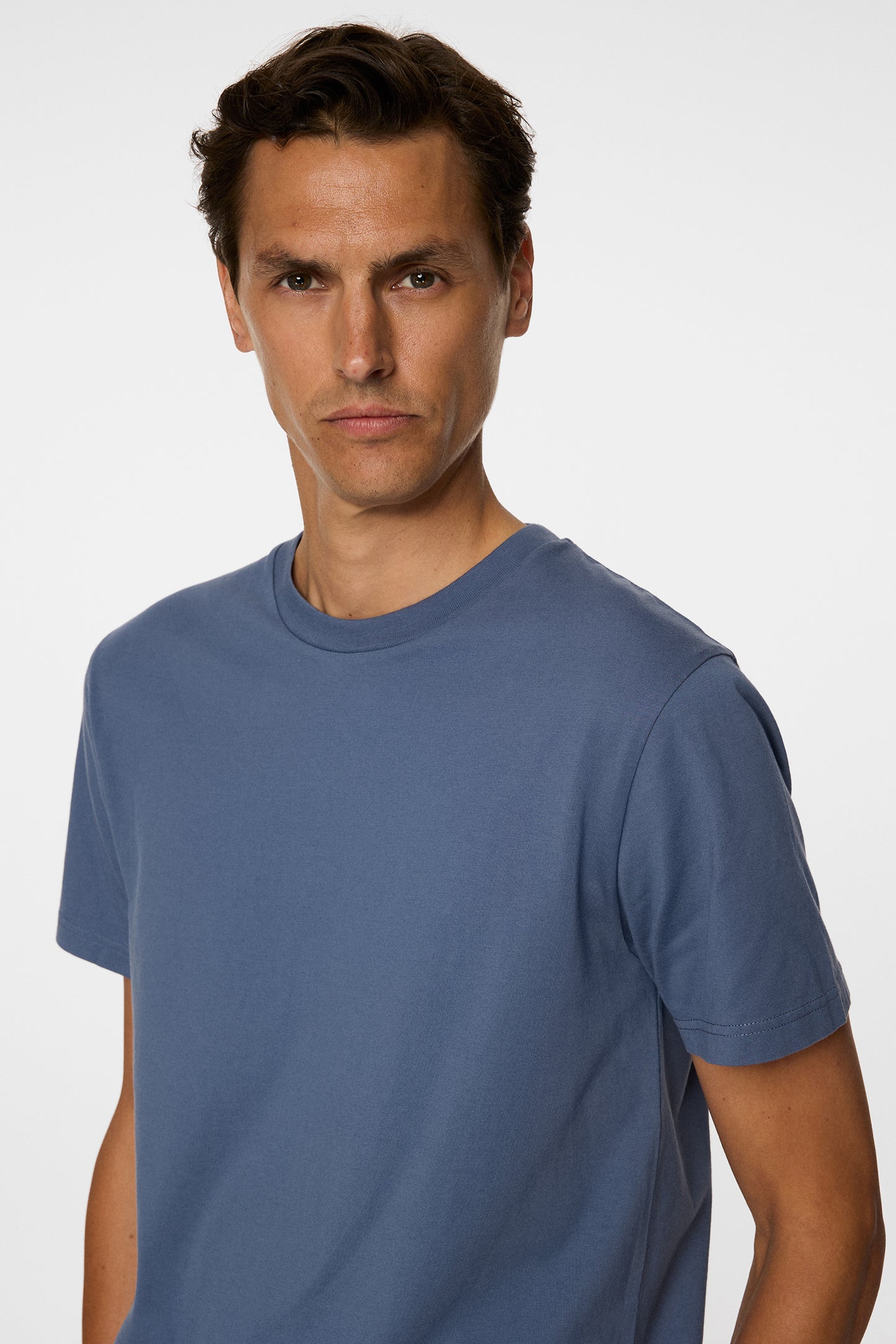 Sid Basic T-Shirt in Vintage Indigo by J.Lindeberg