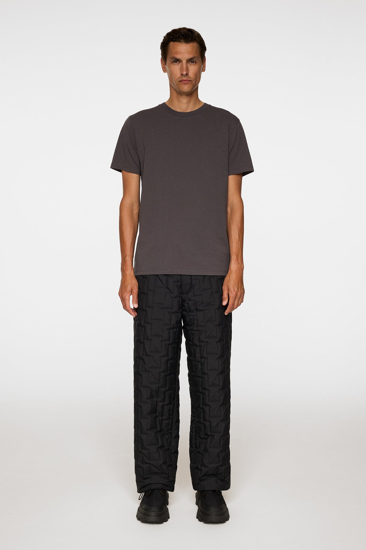 Sid Basic T-Shirt in Asphalt by J.Lindeberg