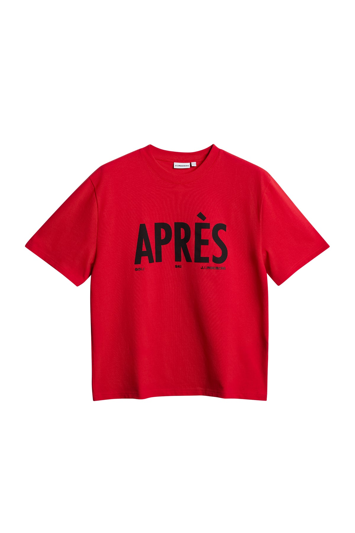 Hale Seasonal Logo T-shirt in Barbados Cherry by J.Lindeberg