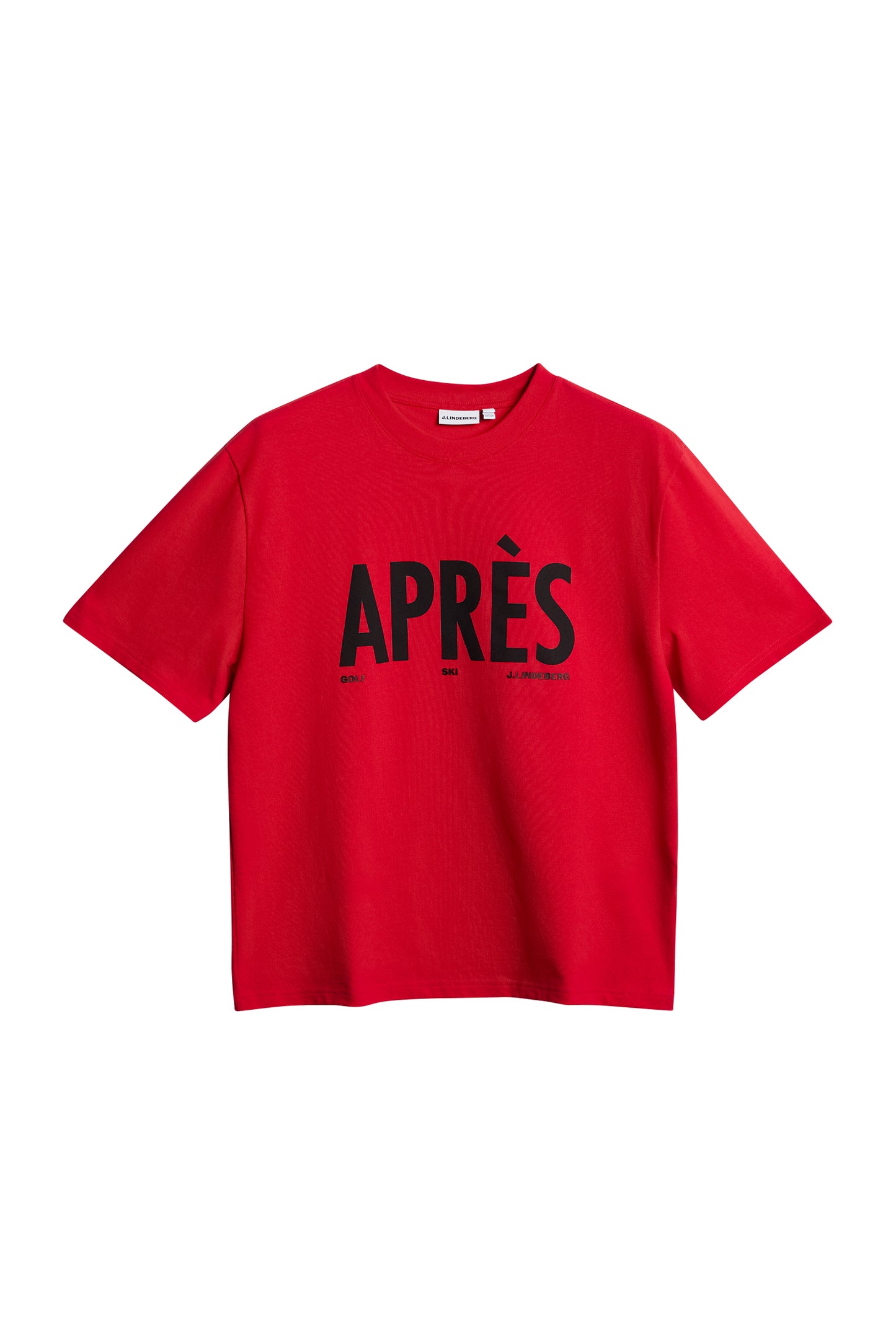 Hale Seasonal Logo T-shirt in Barbados Cherry by J.Lindeberg