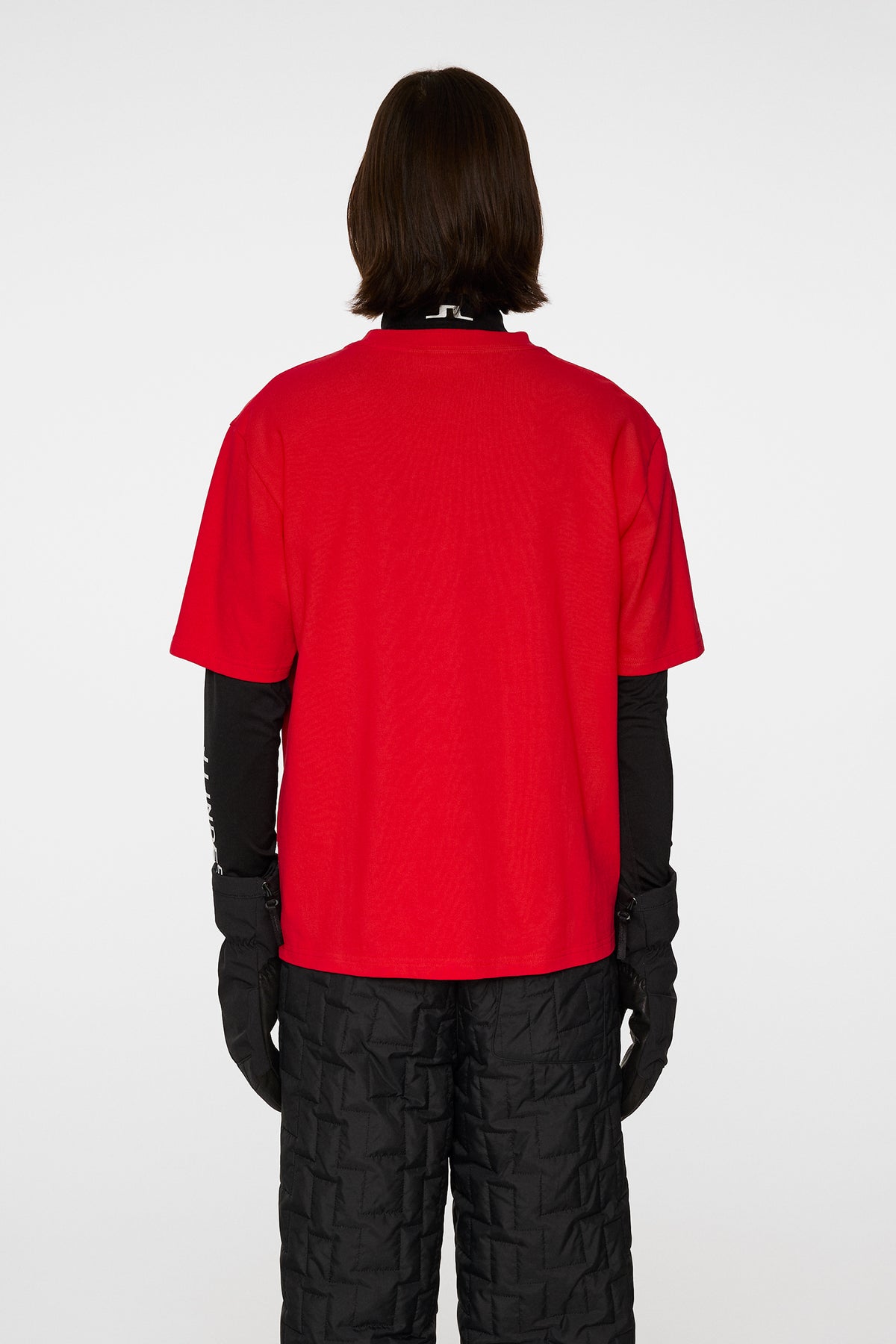 Hale Seasonal Logo T-shirt in Barbados Cherry by J.Lindeberg