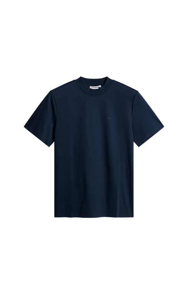 Ace Mock Neck T-Shirt / JL Navy