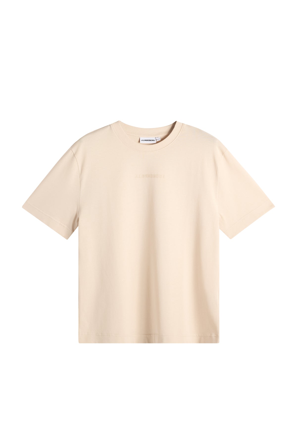 Hale Heavy Logo T-shirt in Moonbeam by J.Lindeberg