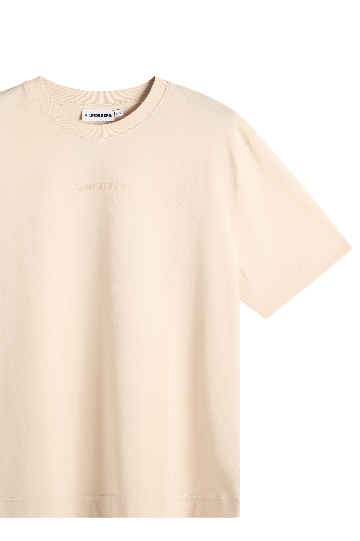 Hale Heavy Logo T-shirt in Moonbeam by J.Lindeberg