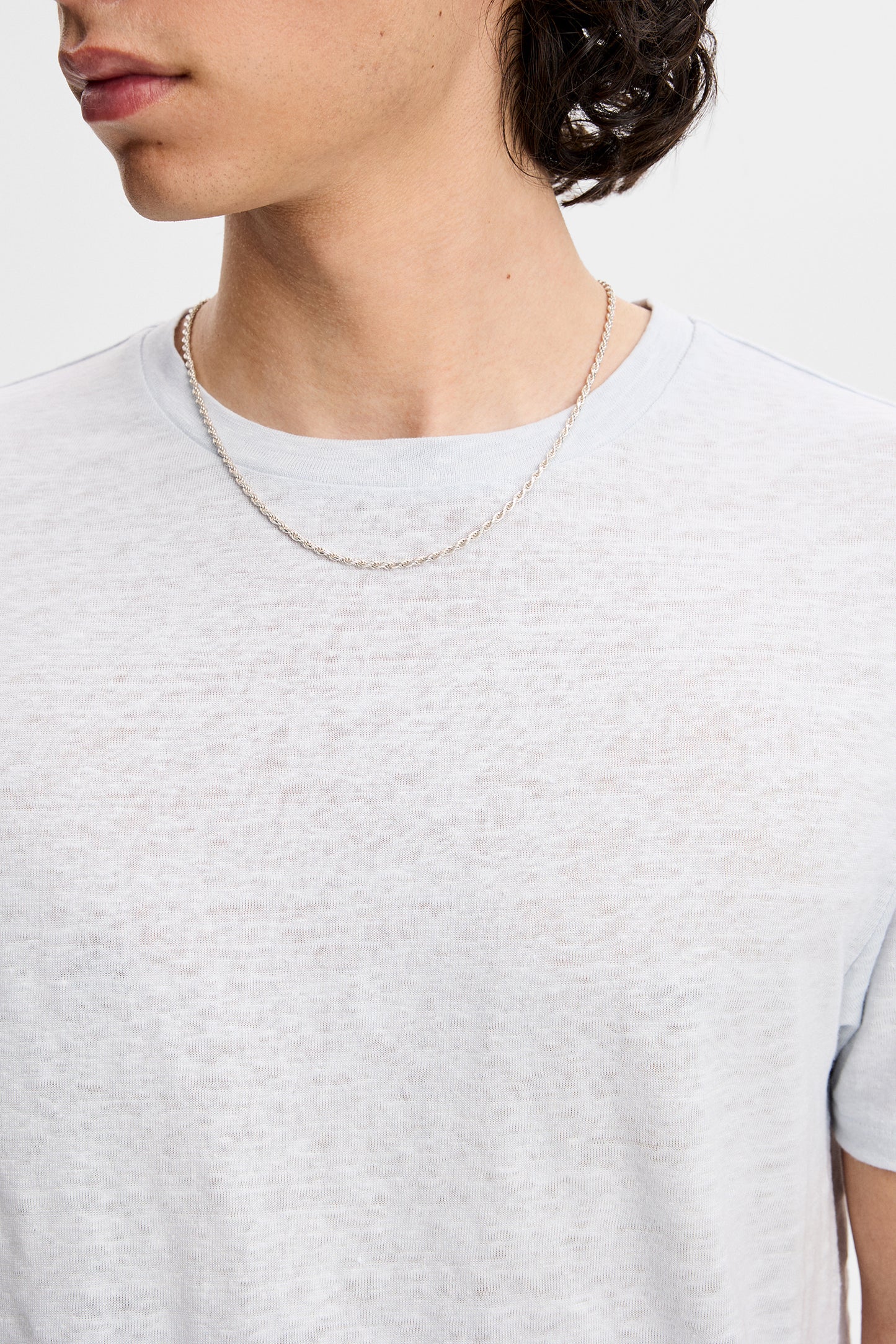 Coma Linen Tee in Skywriting by J.Lindeberg