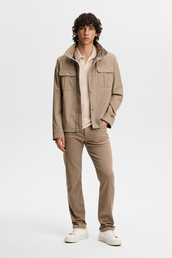 Roy Linen Polo / Moonbeam