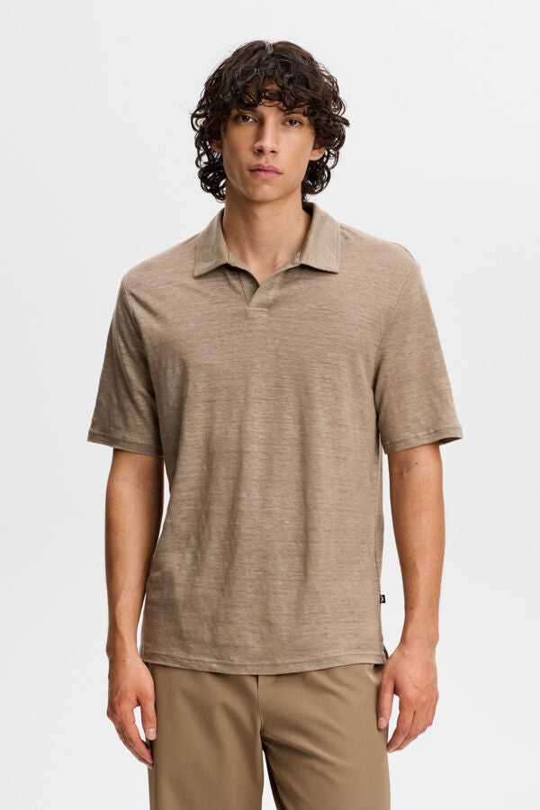 Roy Linen Polo / Brindle