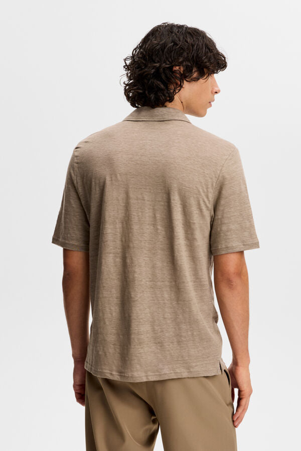 Roy Linen Polo / Brindle