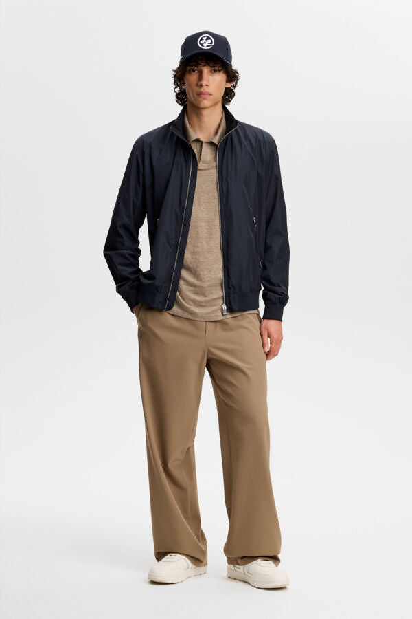 Roy Linen Polo / Brindle