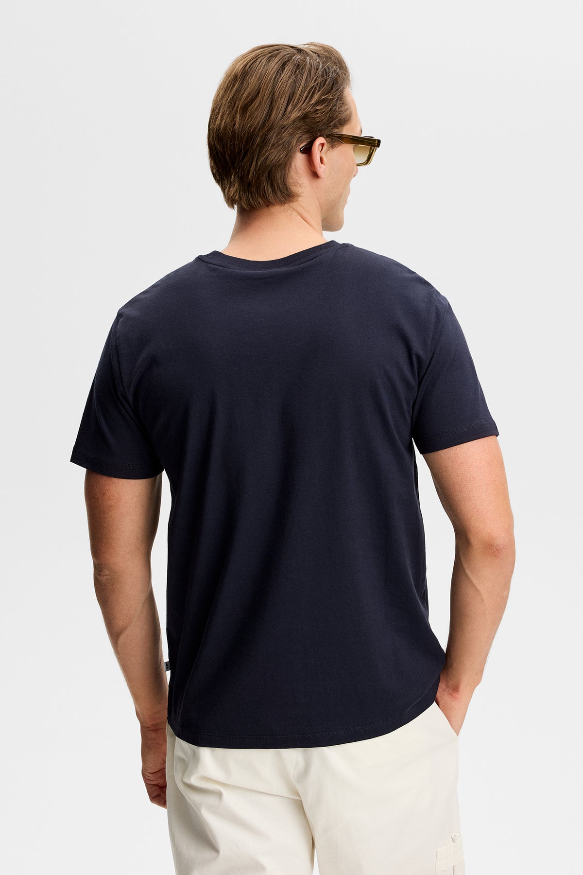 Sid Basic T-Shirt in JL Navy by J.Lindeberg