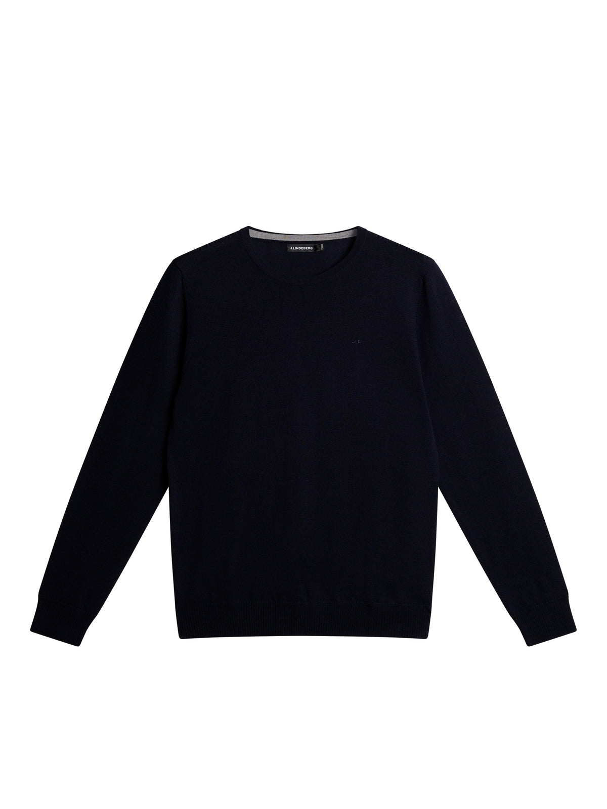 Lyle Merino Crew Neck Sweater in Navy by J.Lindeberg