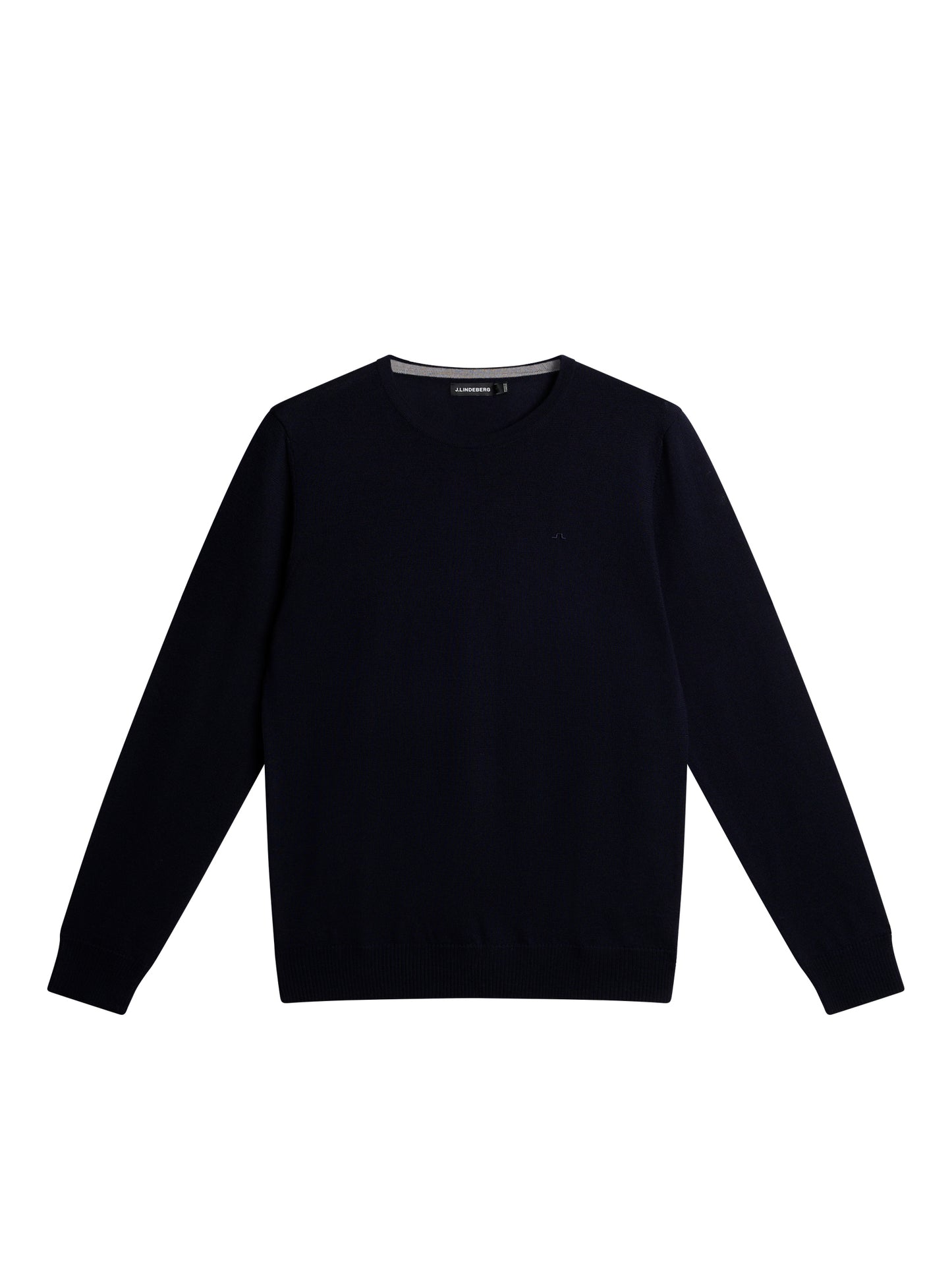 Lyle Merino Crew Neck Sweater in Navy by J.Lindeberg