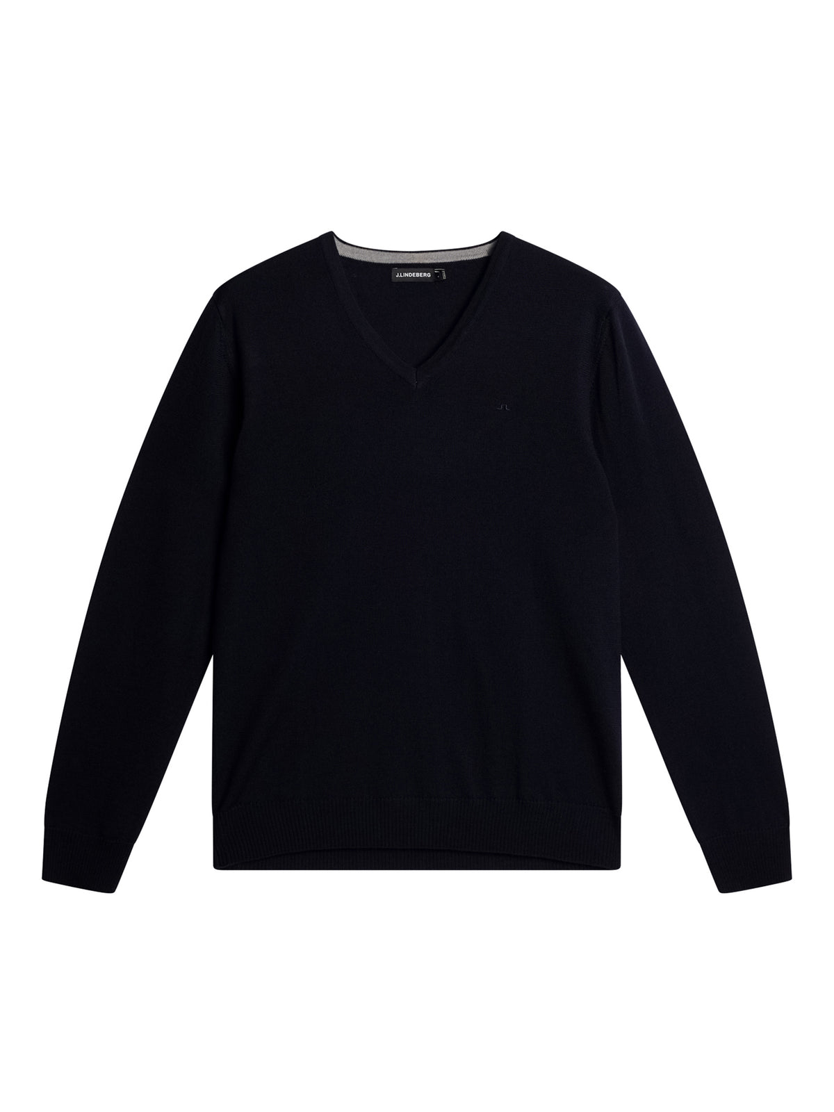 Lymann Merino V-neck Sweater in Navy by J.Lindeberg