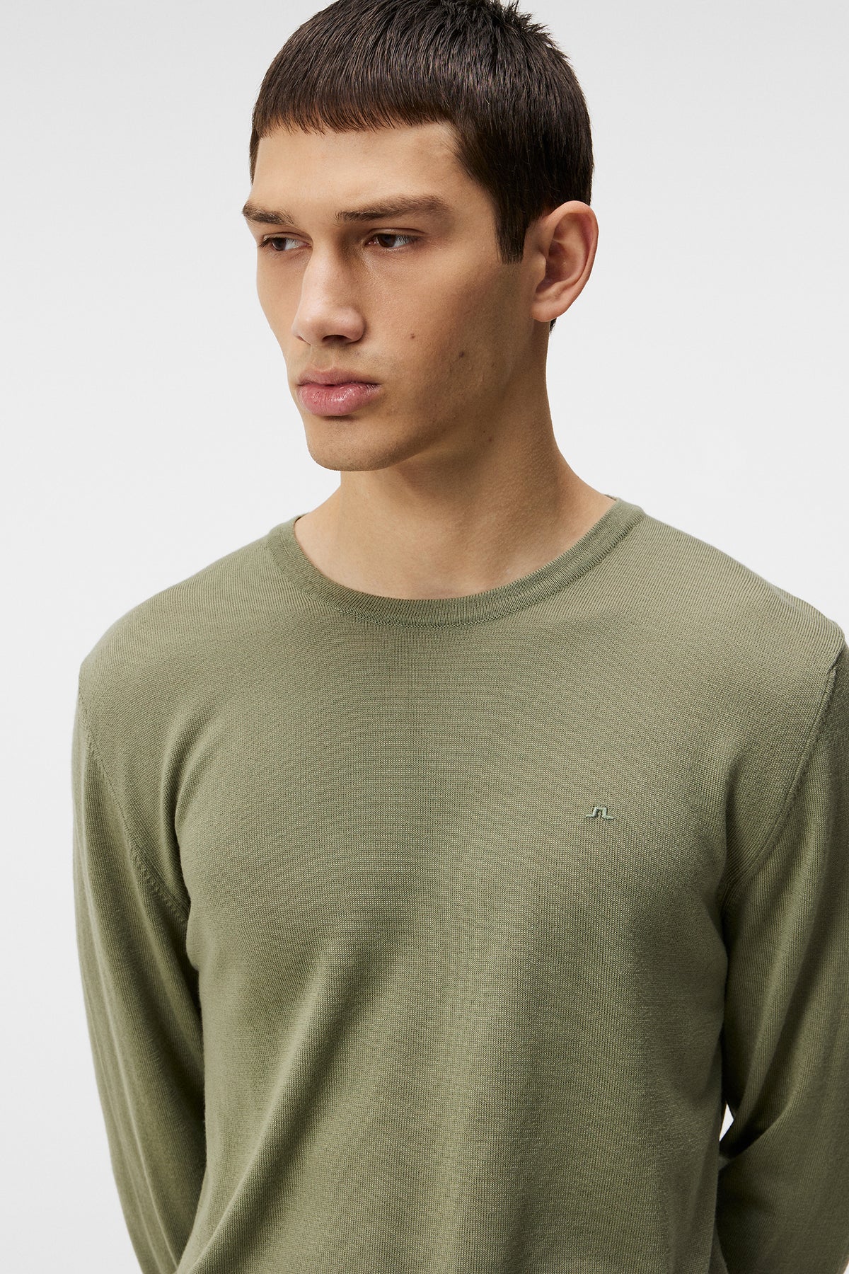 Lyle Light Merino Sweater / Oil Green – J.LINDEBERG