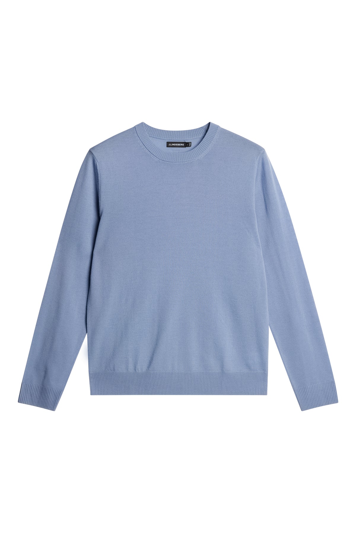 Keane Light Merino Crew Neck in Rain Washed by J.Lindeberg