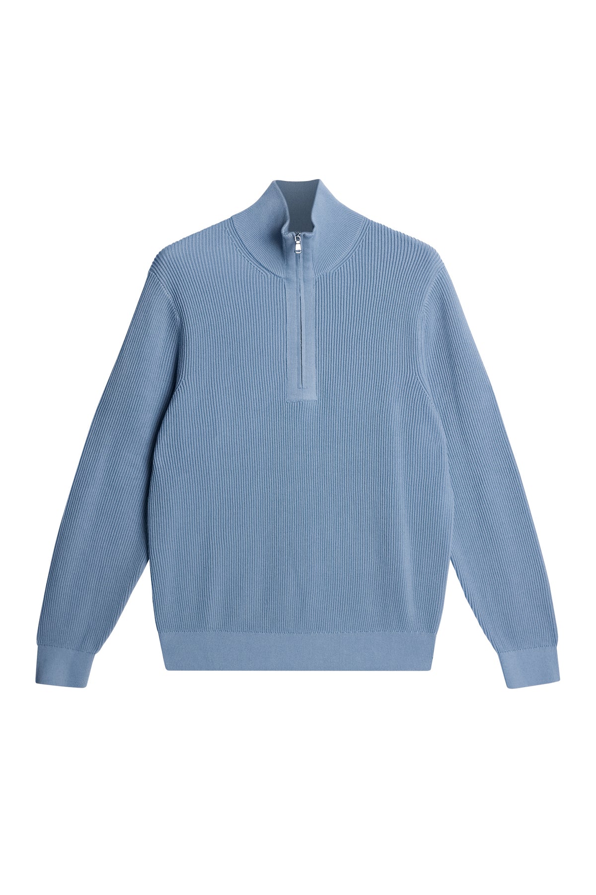 Alex Half Zip Knitted Sweater in Rain Washed by J.Lindeberg
