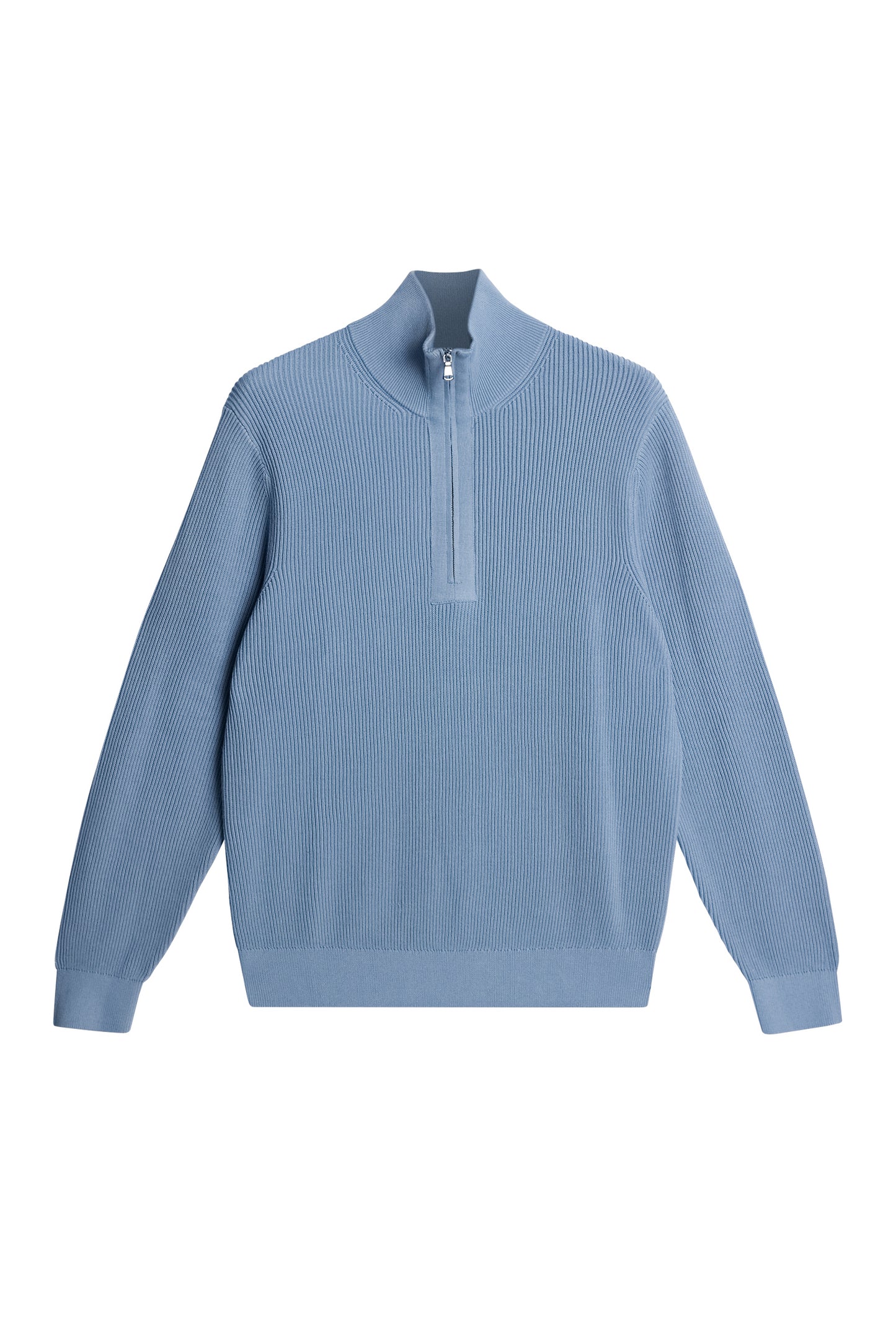 Alex Half Zip Knitted Sweater in Rain Washed by J.Lindeberg