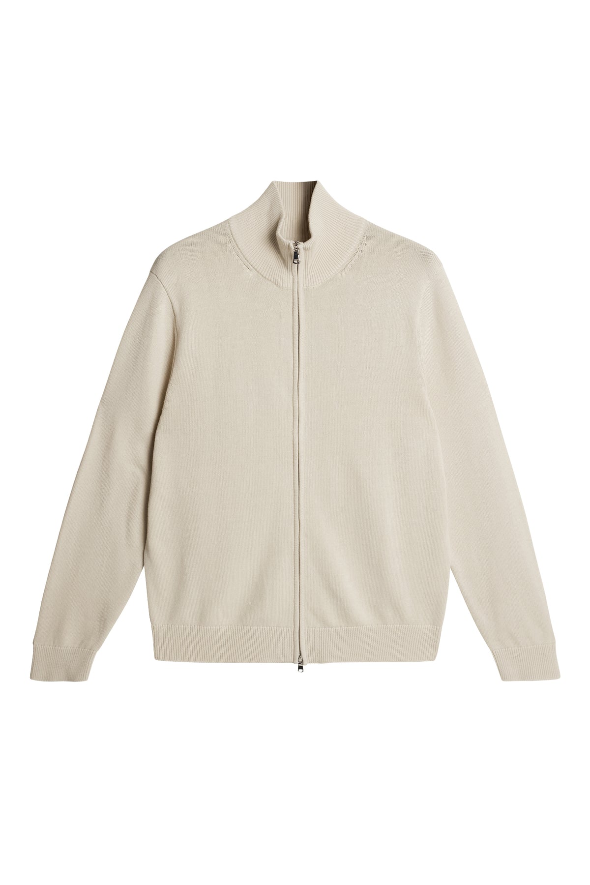 Alexis Full Zip Cardigan in Moonbeam by J.Lindeberg
