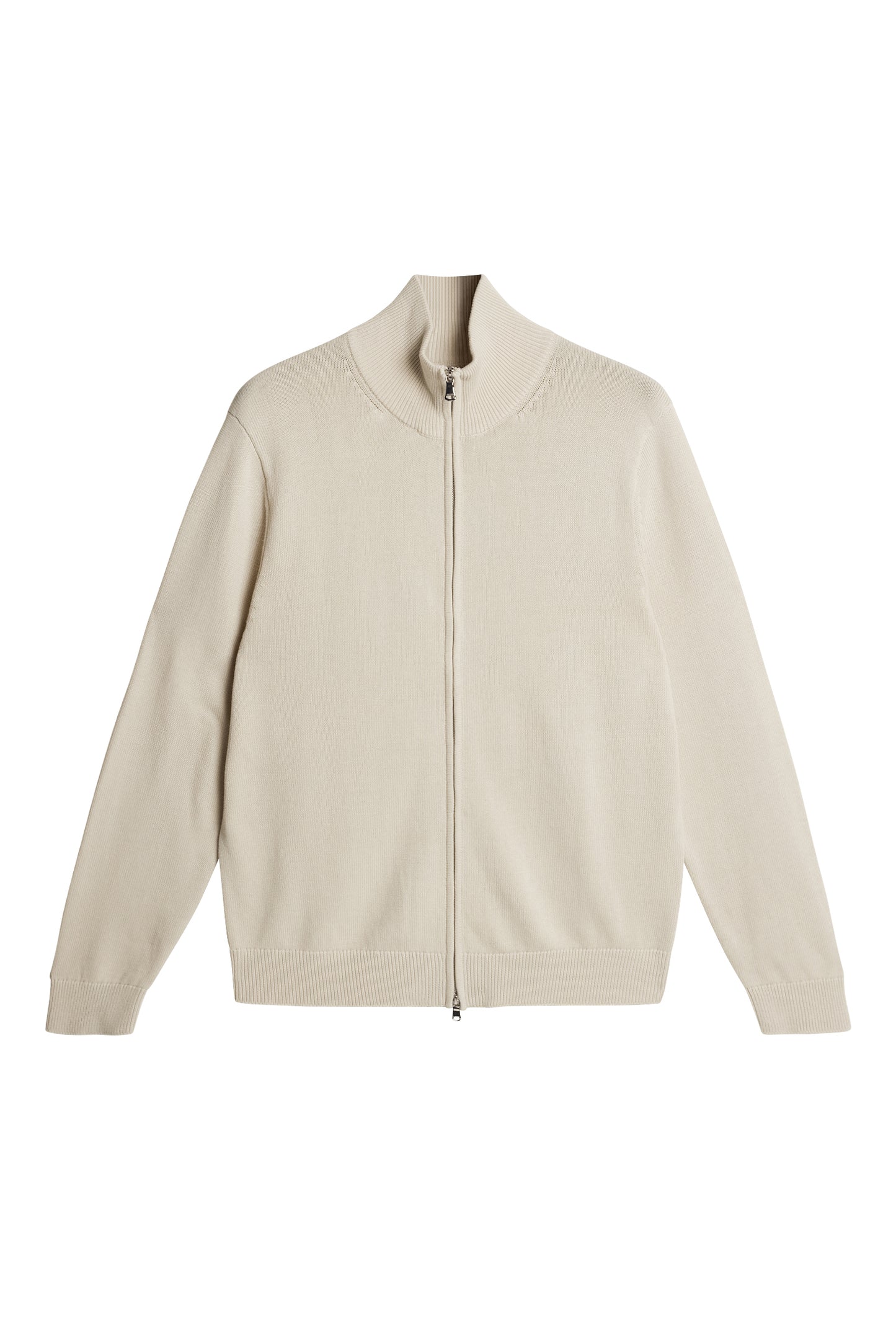 Alexis Full Zip Cardigan in Moonbeam by J.Lindeberg