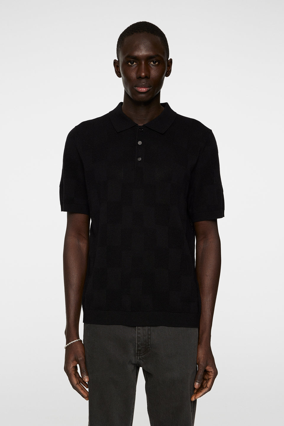 Reymond Stacked Bridge Polo / Black