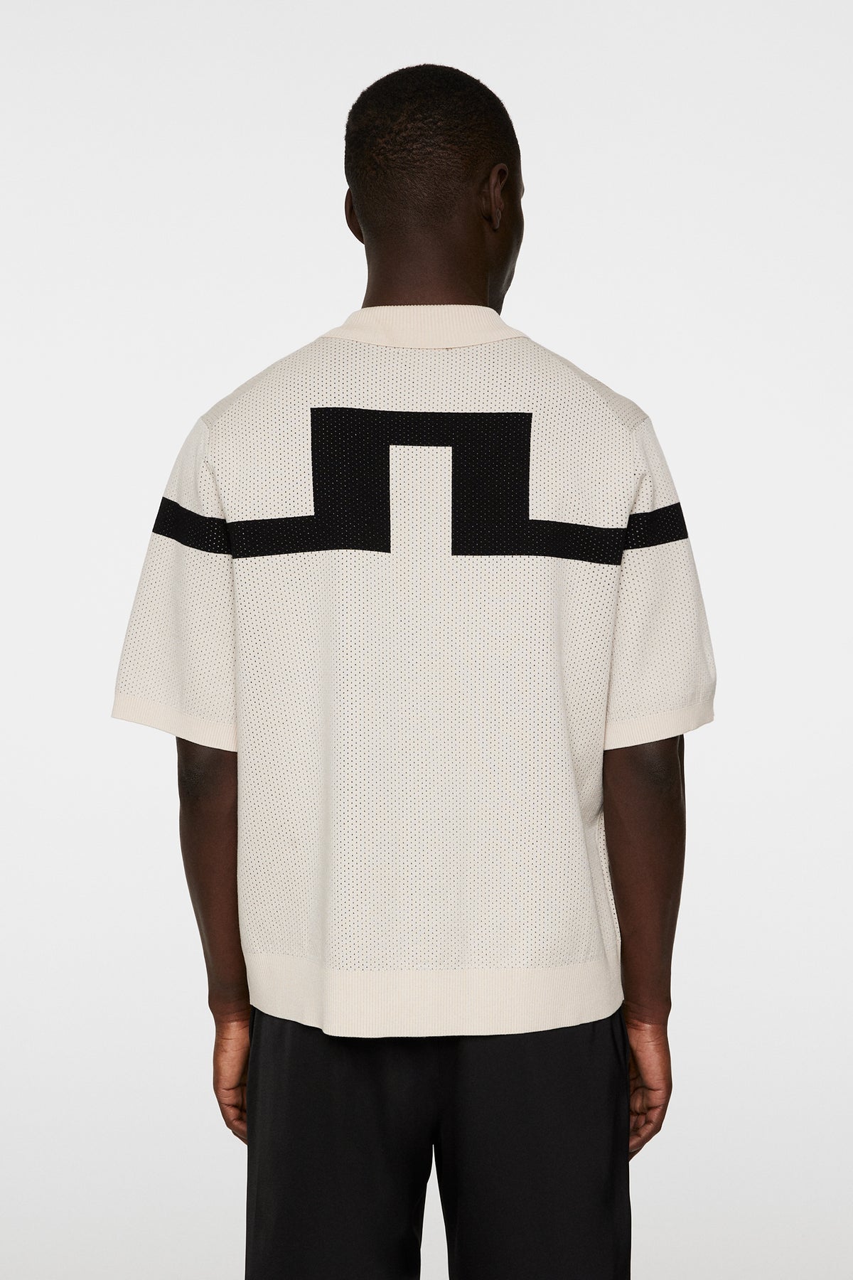 Rayne Knitted Shirt in Moonbeam by J.Lindeberg