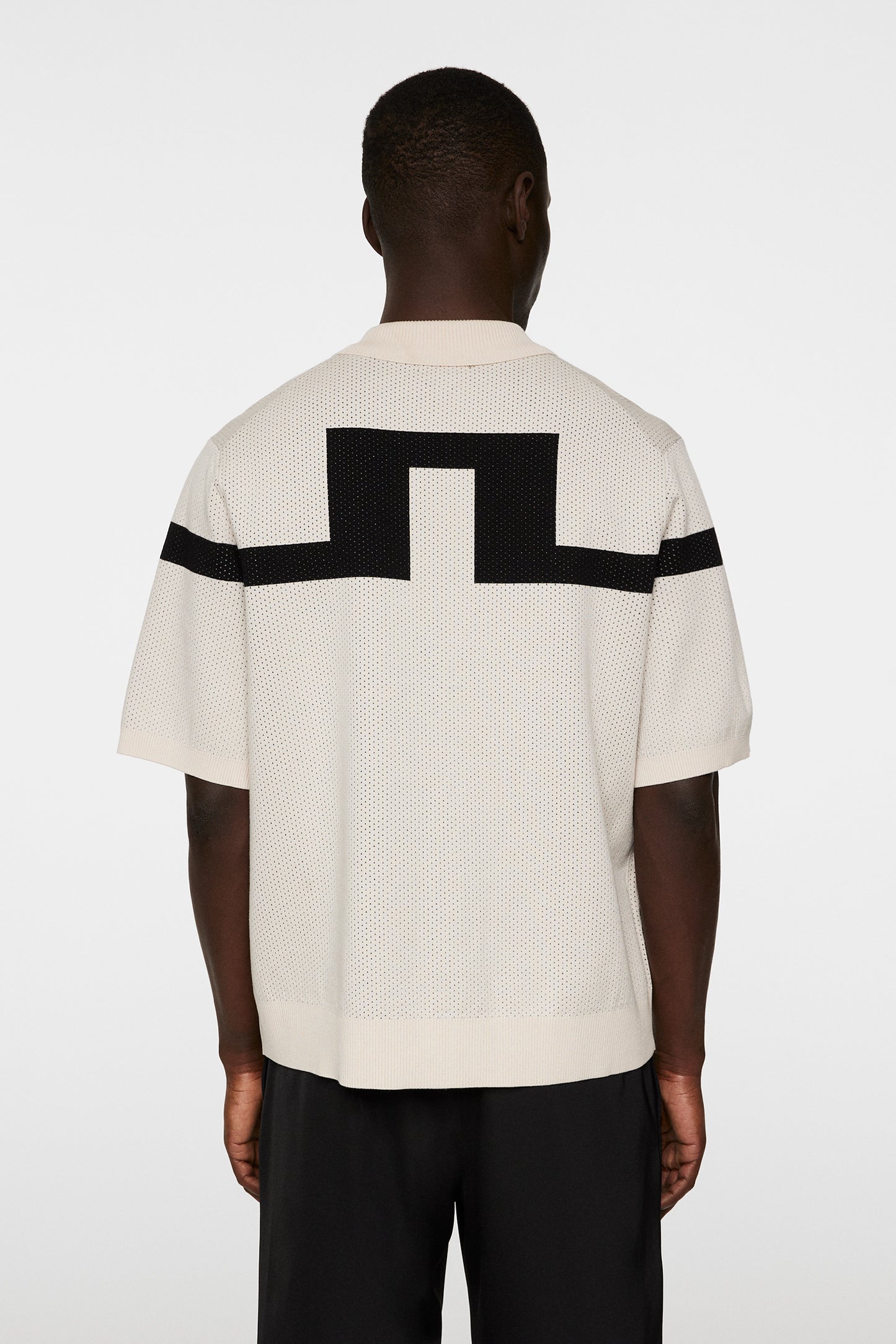 Rayne Knitted Shirt in Moonbeam by J.Lindeberg