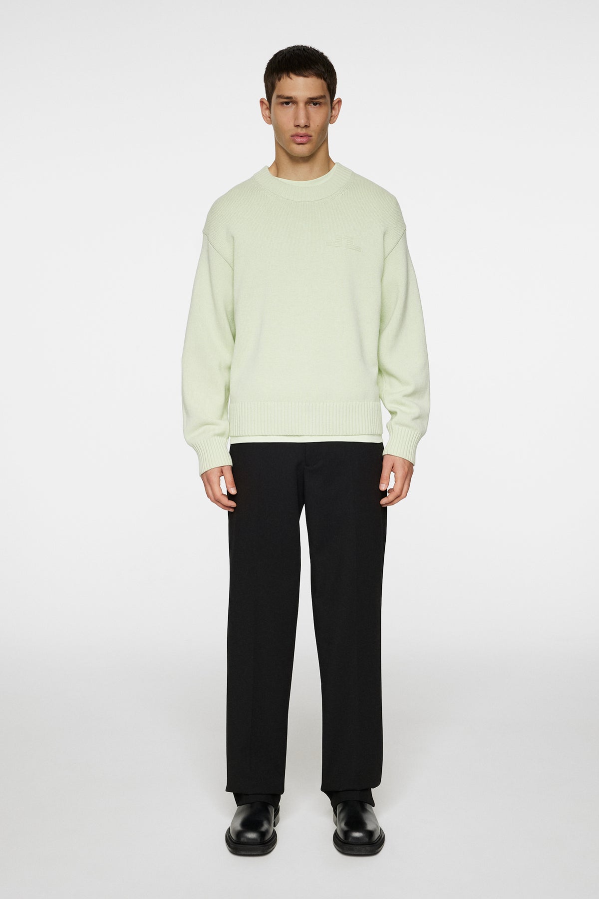 Eddy Cotton Wool Crew Neck in Ambrosia by J.Lindeberg