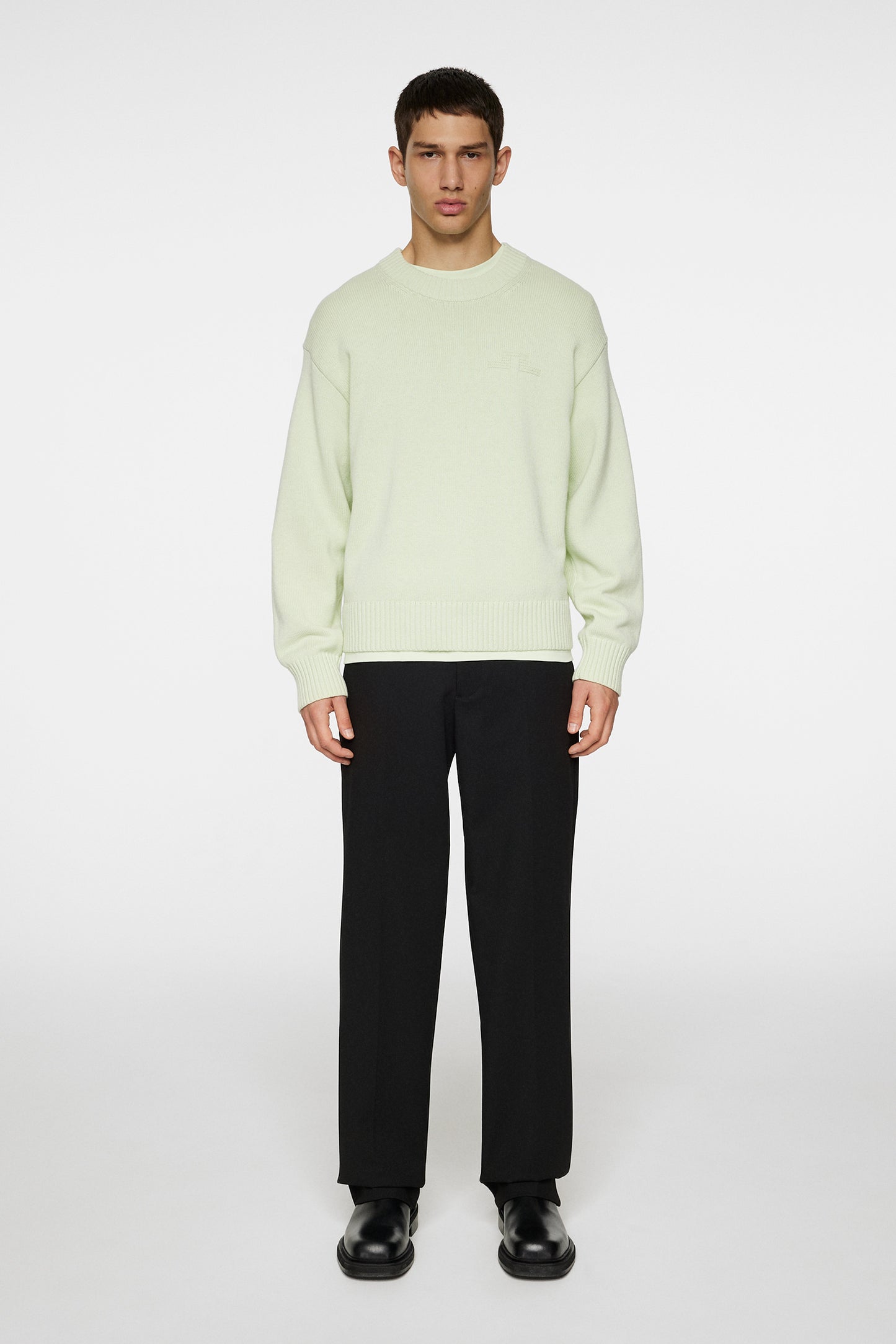 Eddy Cotton Wool Crew Neck in Ambrosia by J.Lindeberg