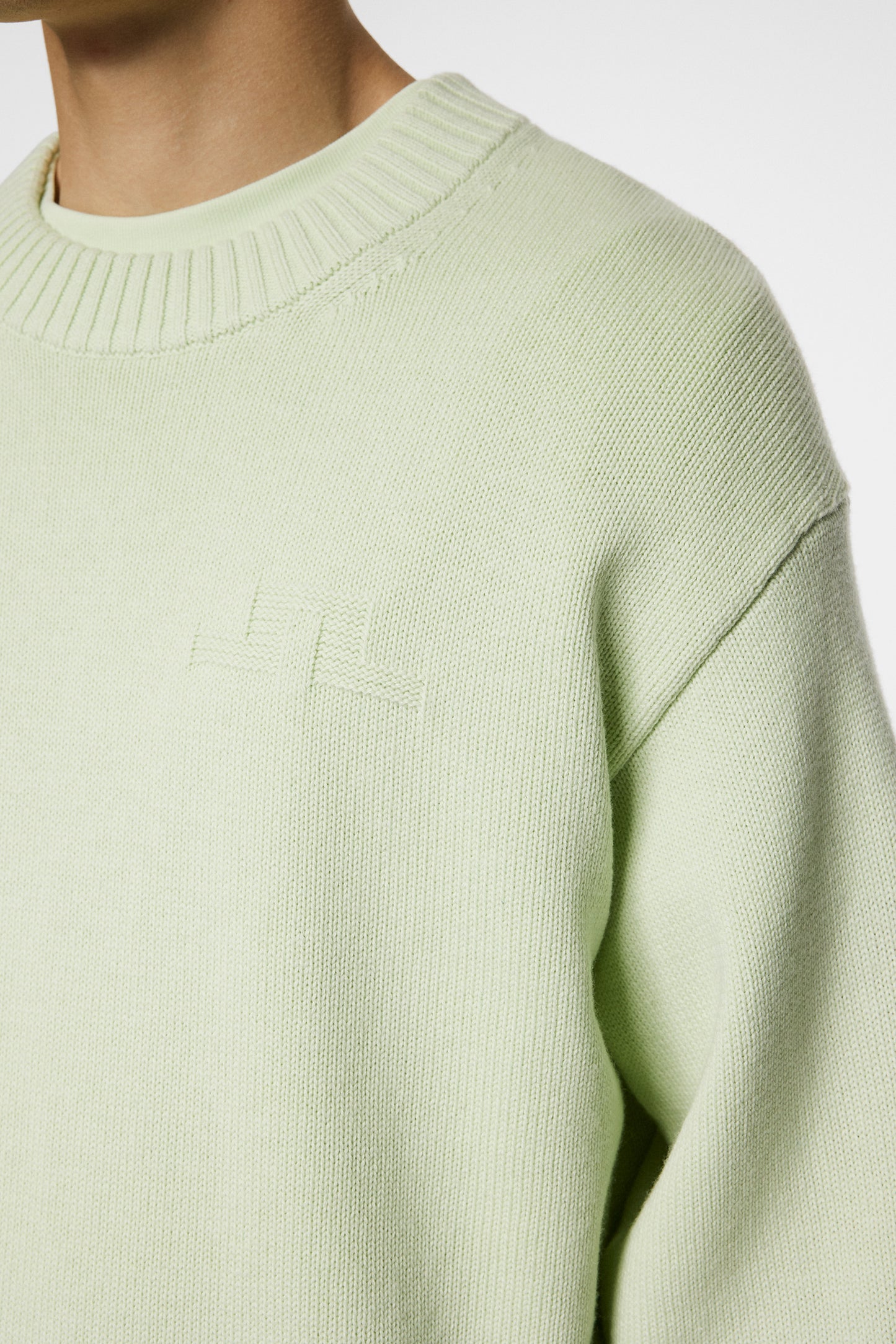 Eddy Cotton Wool Crew Neck in Ambrosia by J.Lindeberg