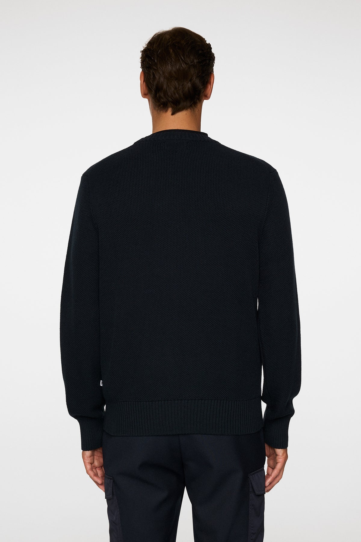 Oliver Structure Sweater in JL Navy by J.Lindeberg
