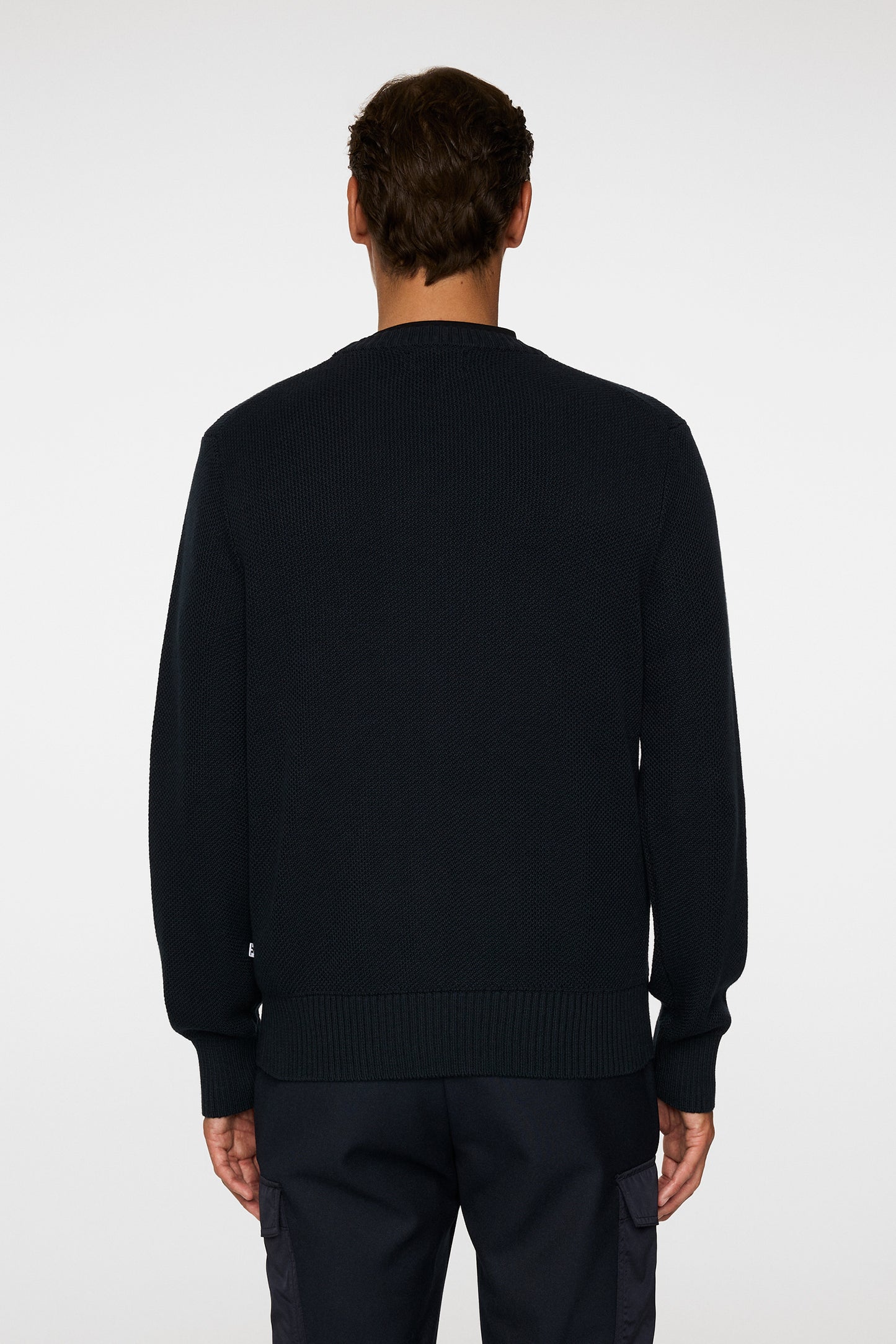 Oliver Structure Sweater in JL Navy by J.Lindeberg
